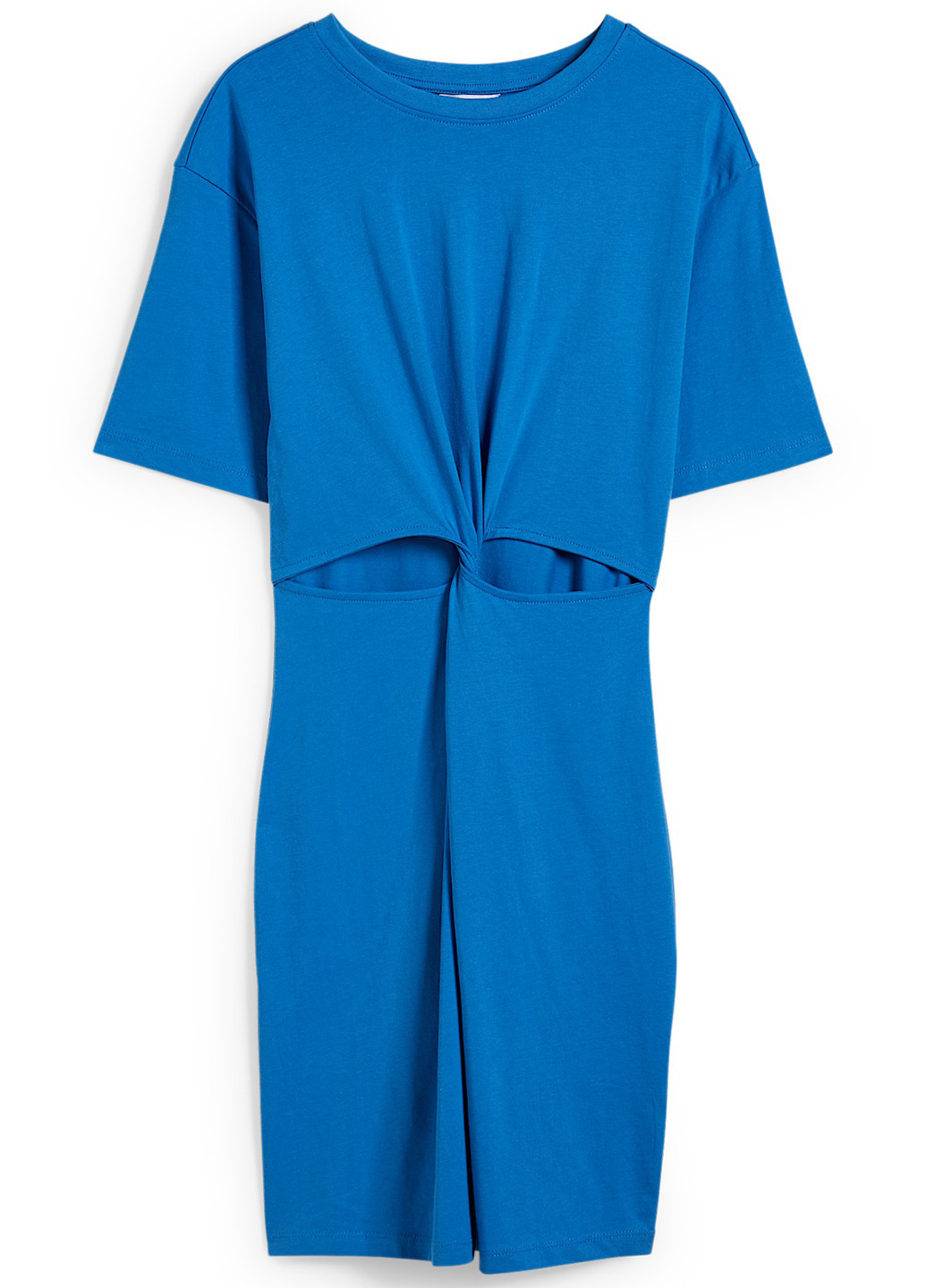 Темно-блакитна кежуал сукня сукня-футболка C&A однотонна