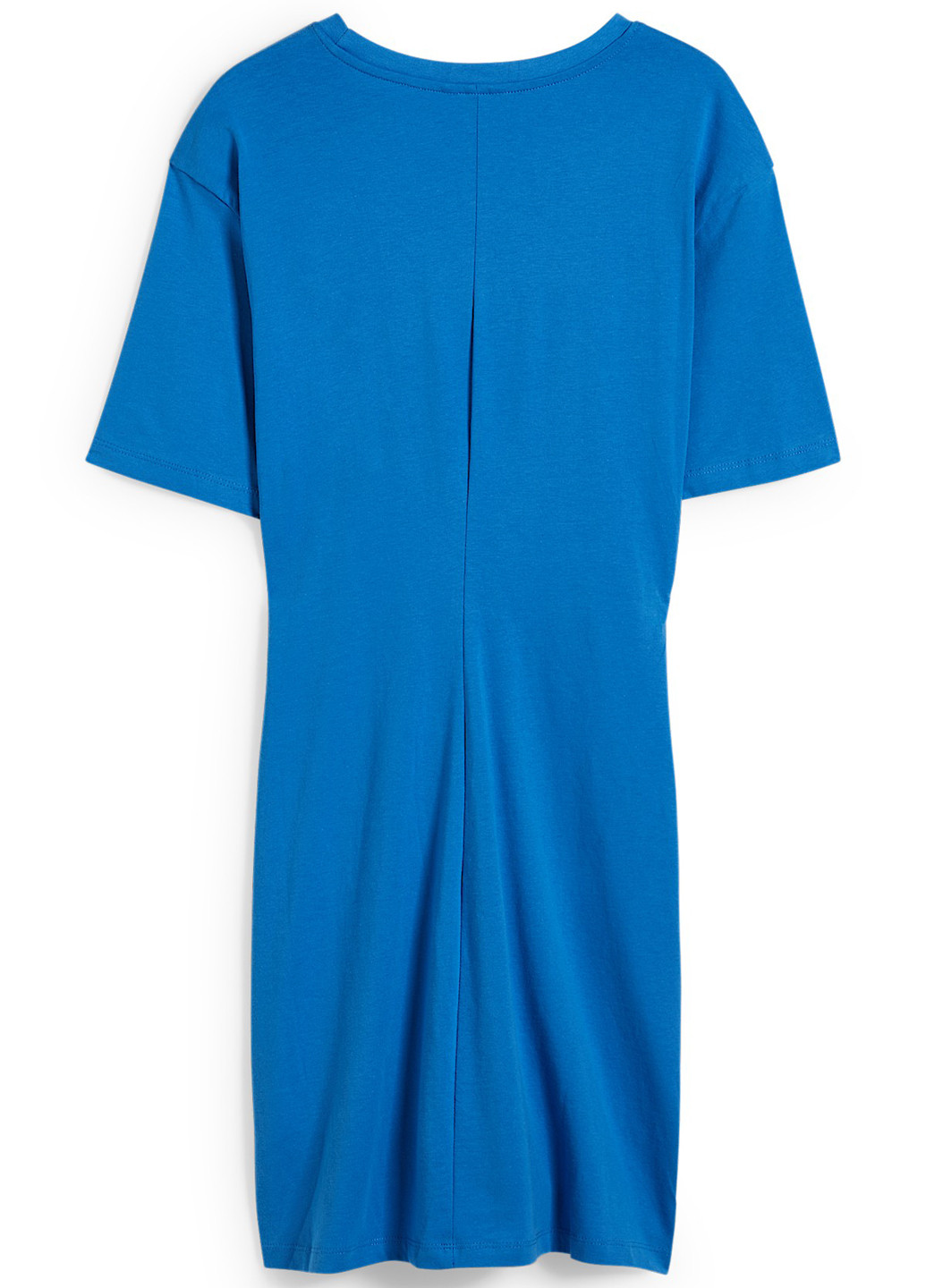 Темно-блакитна кежуал сукня сукня-футболка C&A однотонна