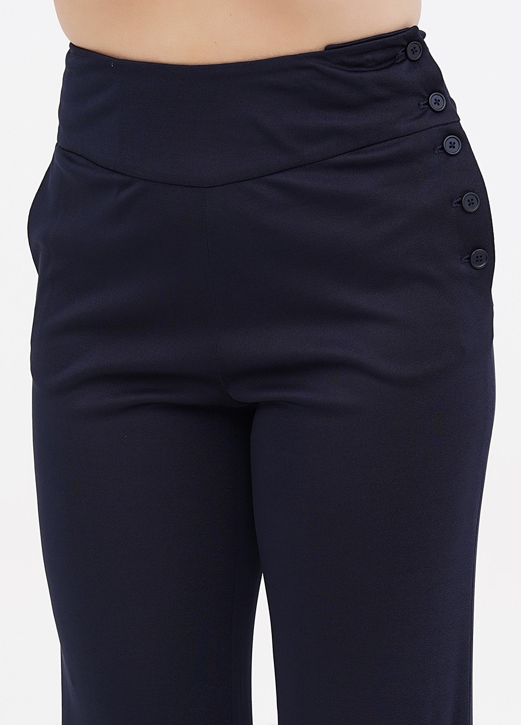 Темно-синие кэжуал демисезонные клеш брюки Ralph Lauren