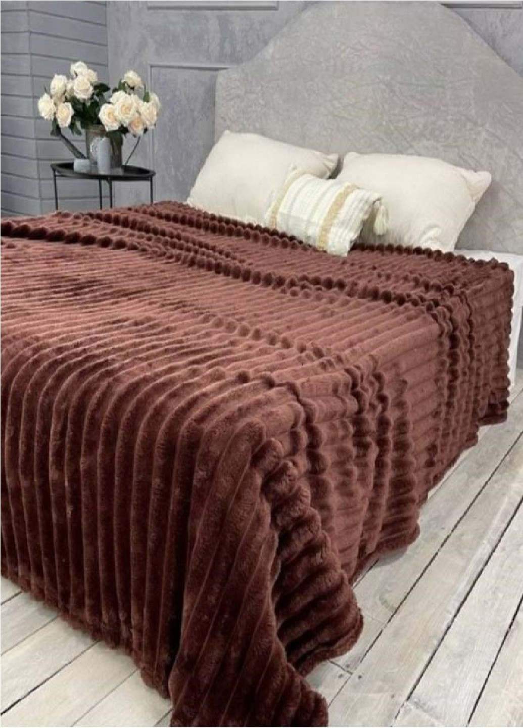 Фактурний плед-покривало Vishnya (251448611)