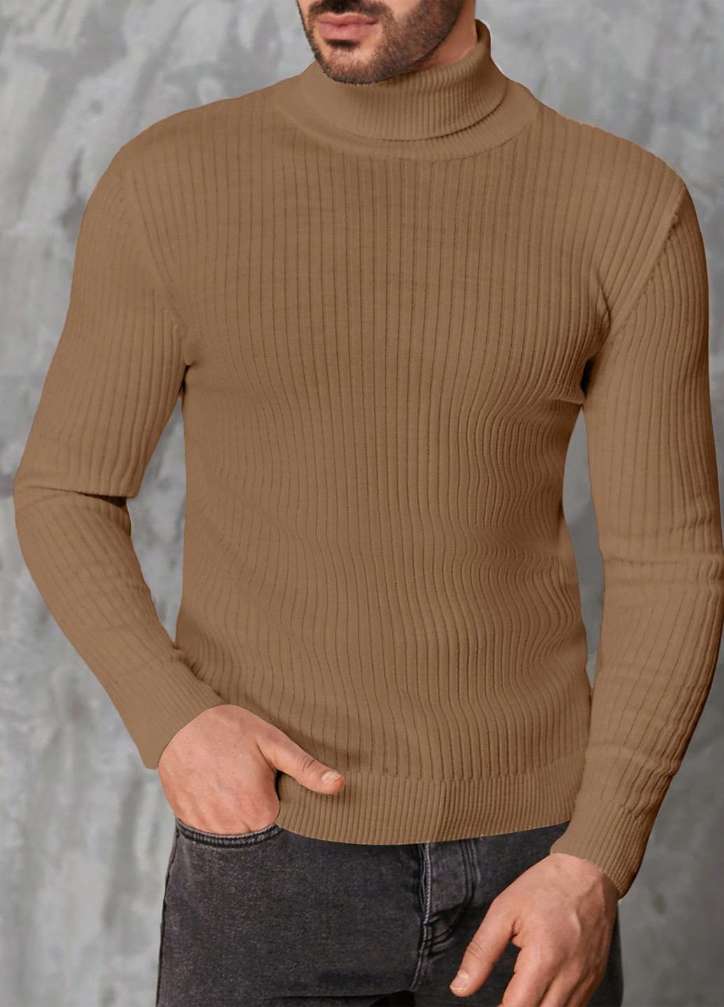 Пісочний демісезонний светр SHEIN