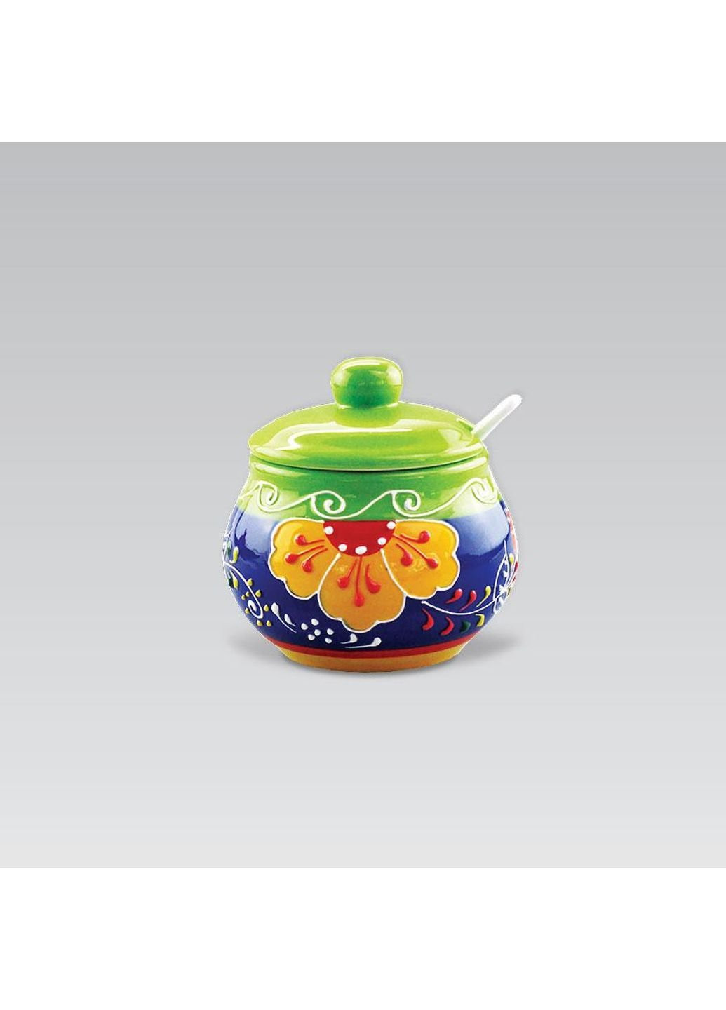 Цукорниця з ложкою MR-20007-09 10.5х10.5х10.5 см Maestro (253871306)