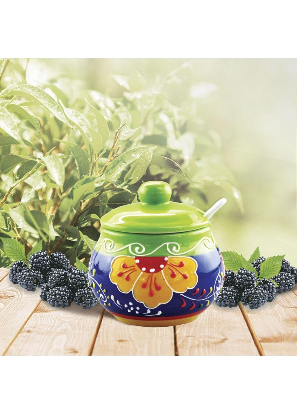 Цукорниця з ложкою MR-20007-09 10.5х10.5х10.5 см Maestro (253871306)