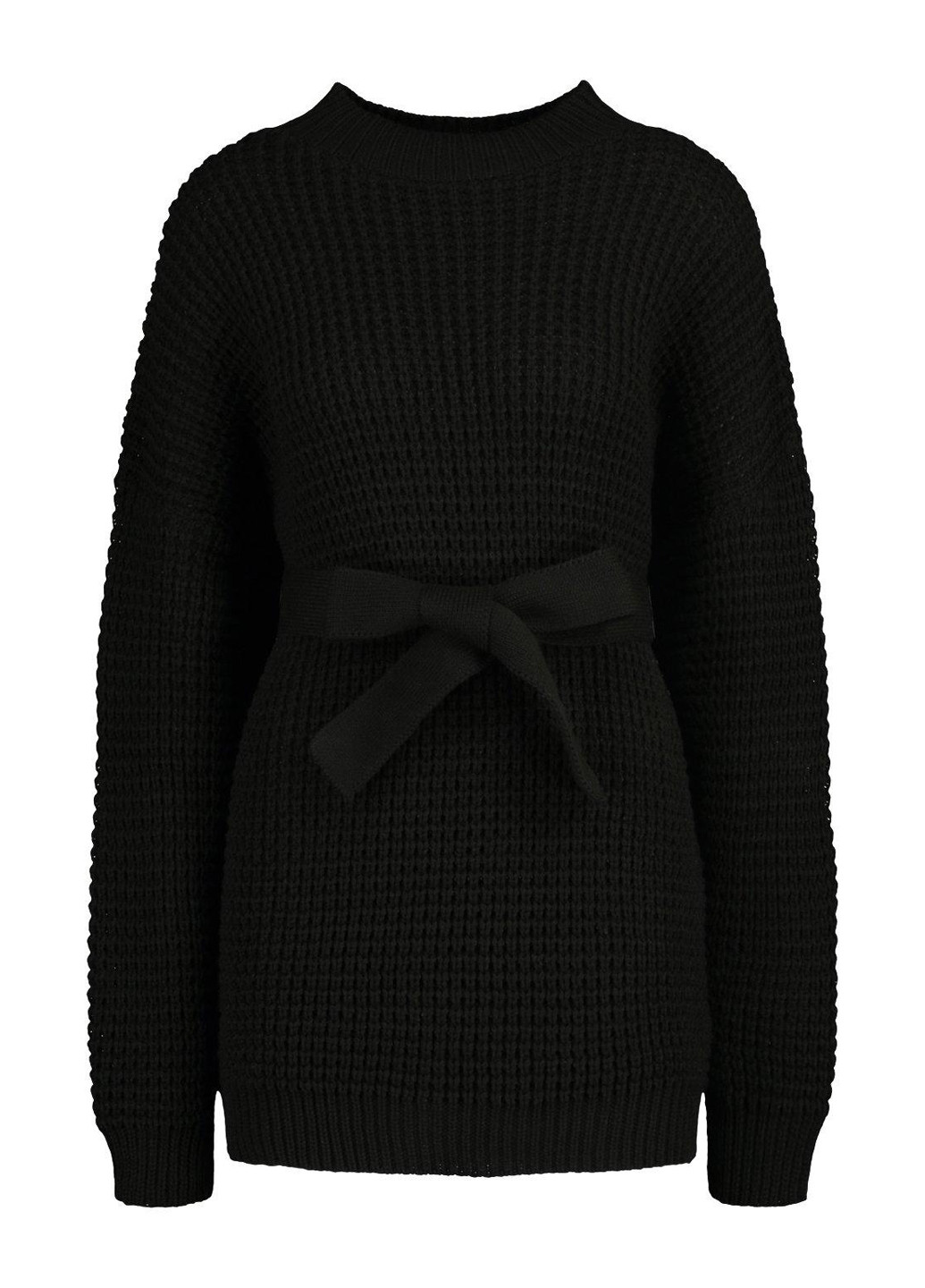 Чорна кежуал сукня сукня светр Boohoo однотонна