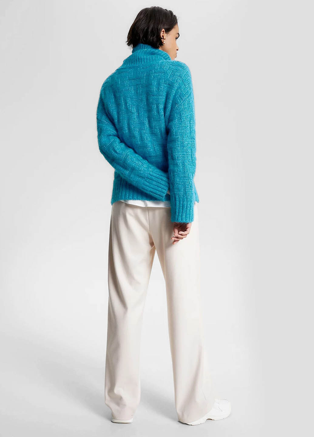 Голубой зимний свитер Tommy Hilfiger