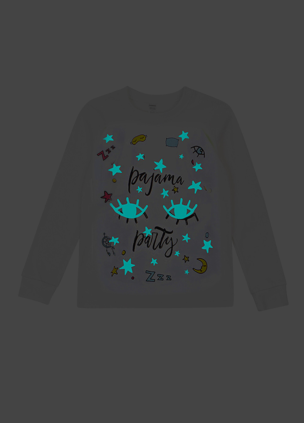 Комбінована всесезон піжама (лонгслів, штани) лонгслів + брюки Garnamama