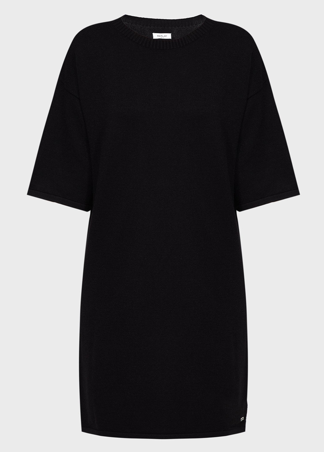 Чорна кежуал сукня сукня светр Replay однотонна