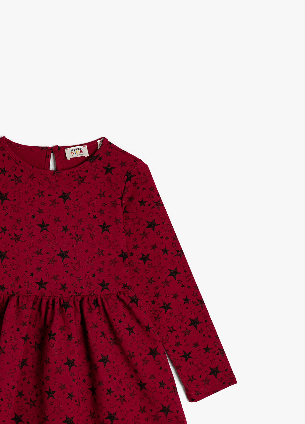 Темно-червона кежуал сукня кльош KOTON зірки