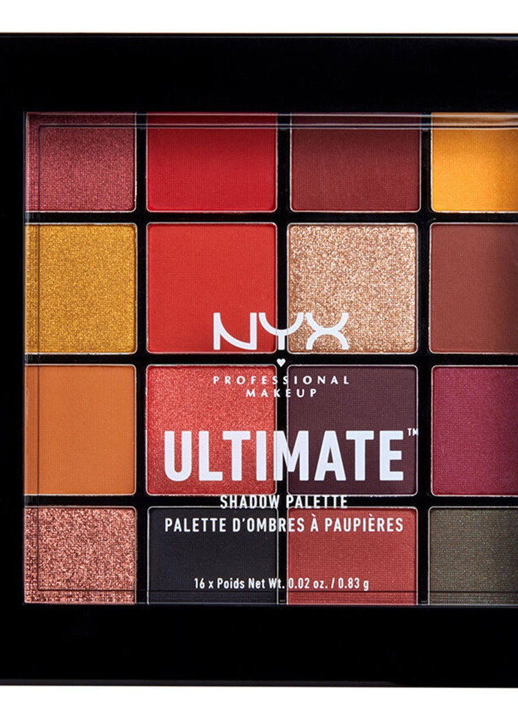 Палетка теней Ultimate Shadow Palette NYX Professional Makeup (248931262)