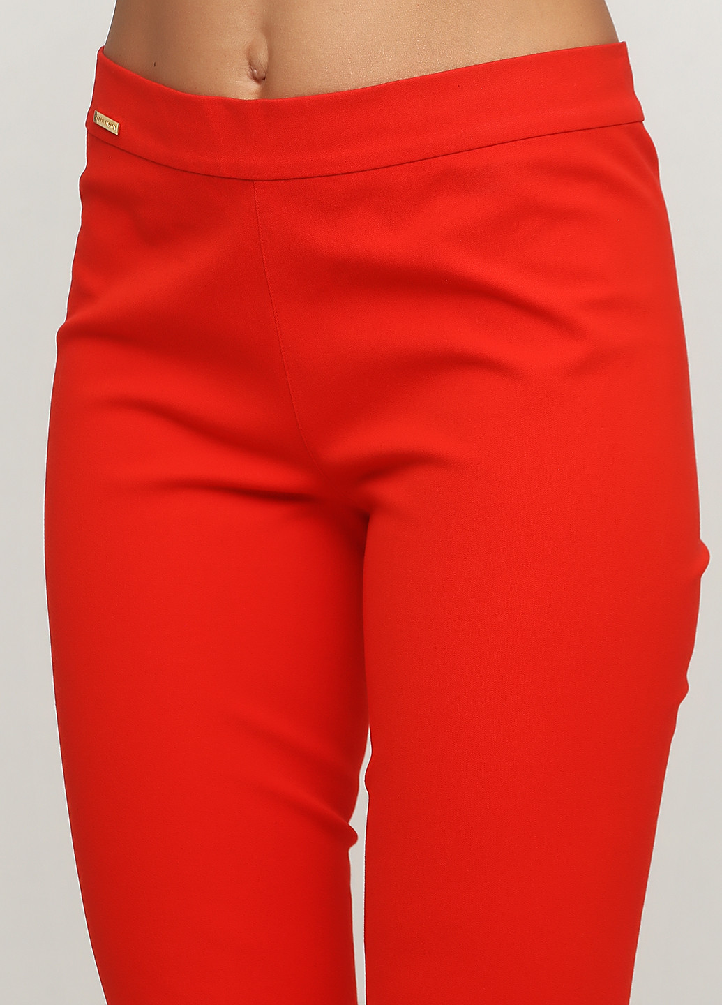 Красные джинсовые демисезонные зауженные брюки Ralph Lauren