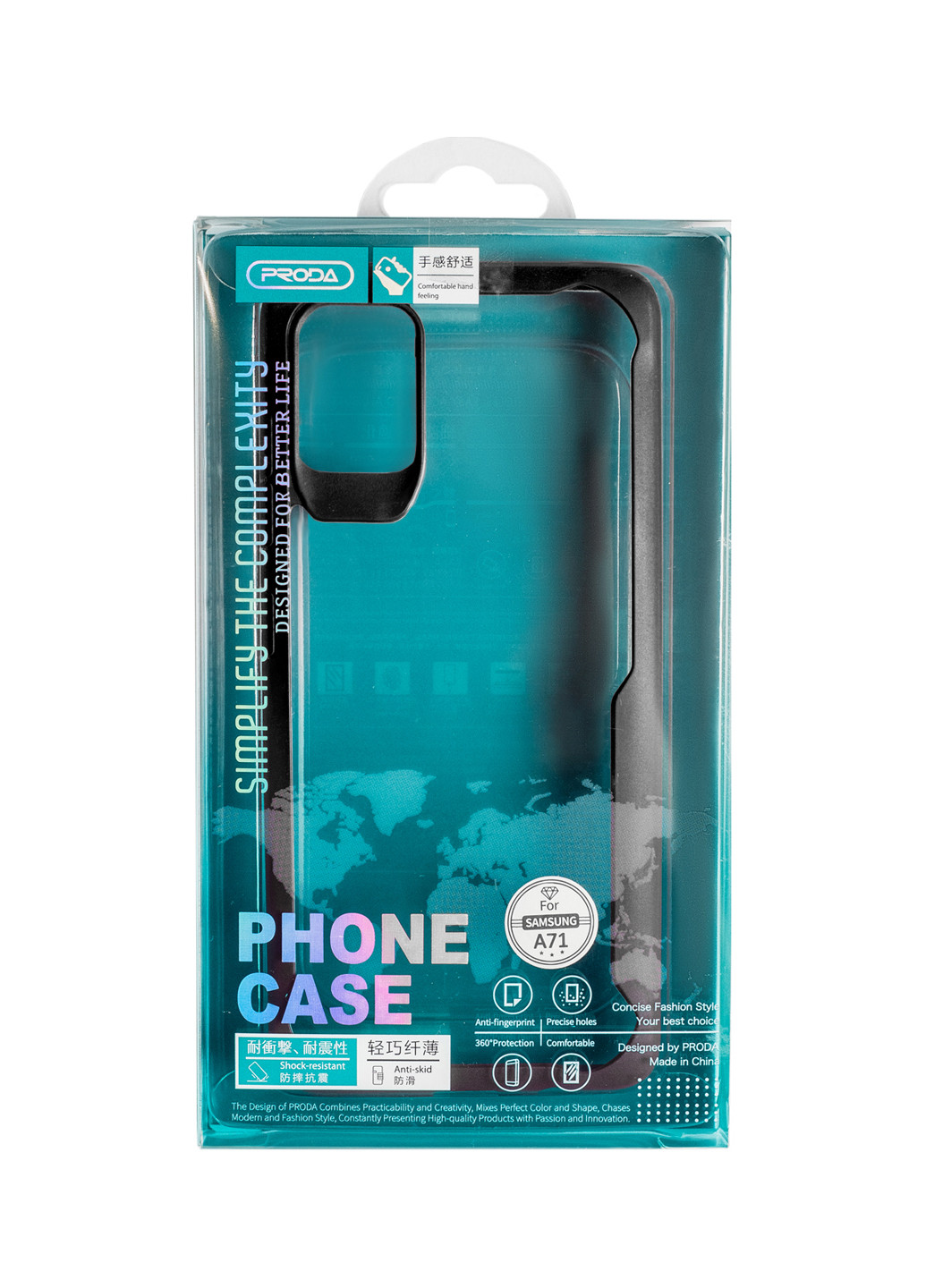 Панель Hart для Samsung A71 Black Proda tpu-case (173304638)