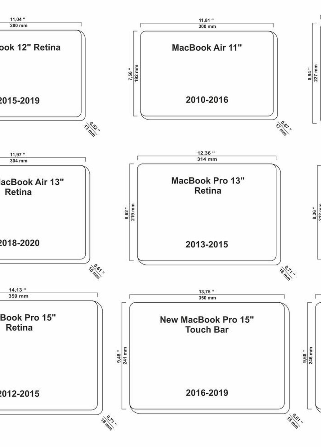 Кожаный чехол для MacBook Дизайн №21 Berty (253861753)