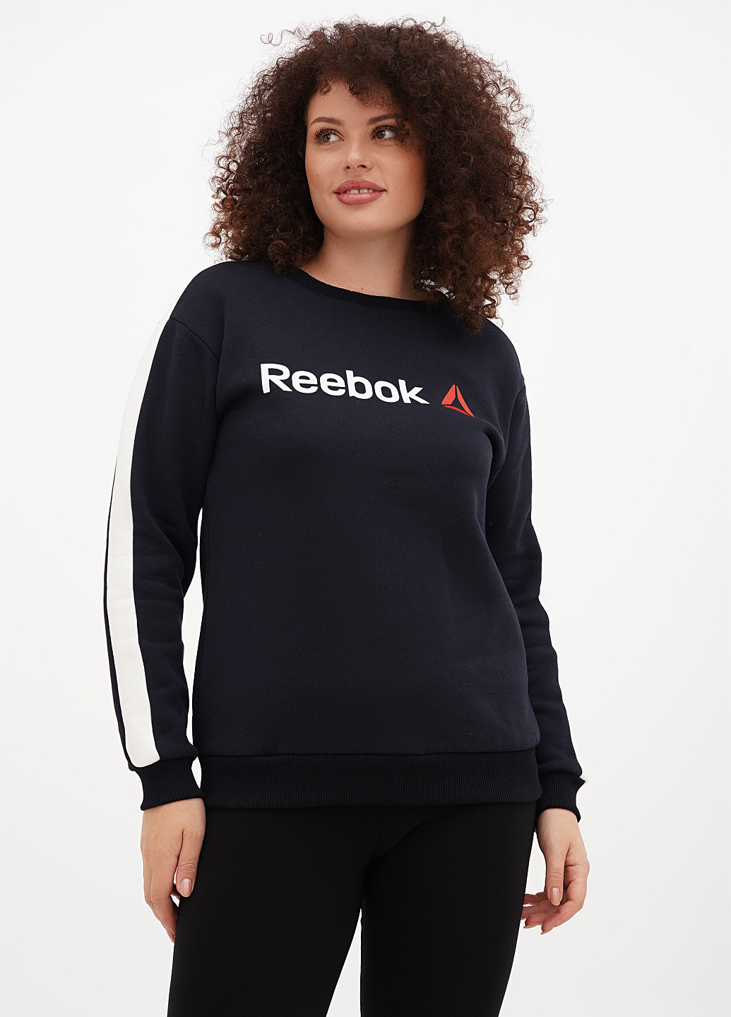 Сірий світшот однотонний без декору (302949908)