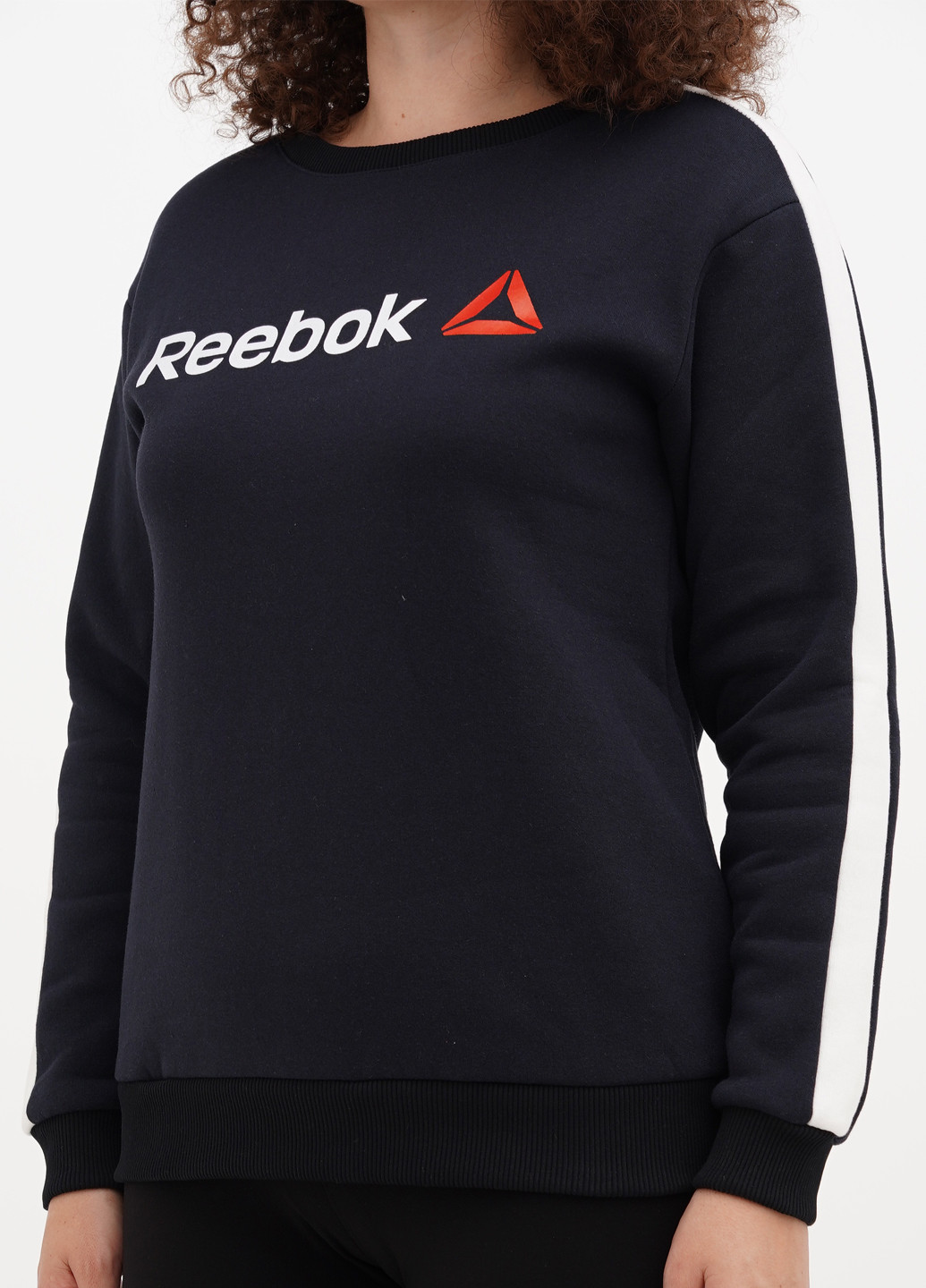 Сірий світшот однотонний без декору (302949908)