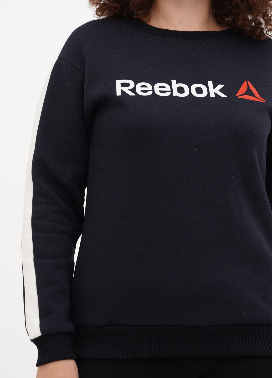 Сірий світшот однотонний без декору (302949908)