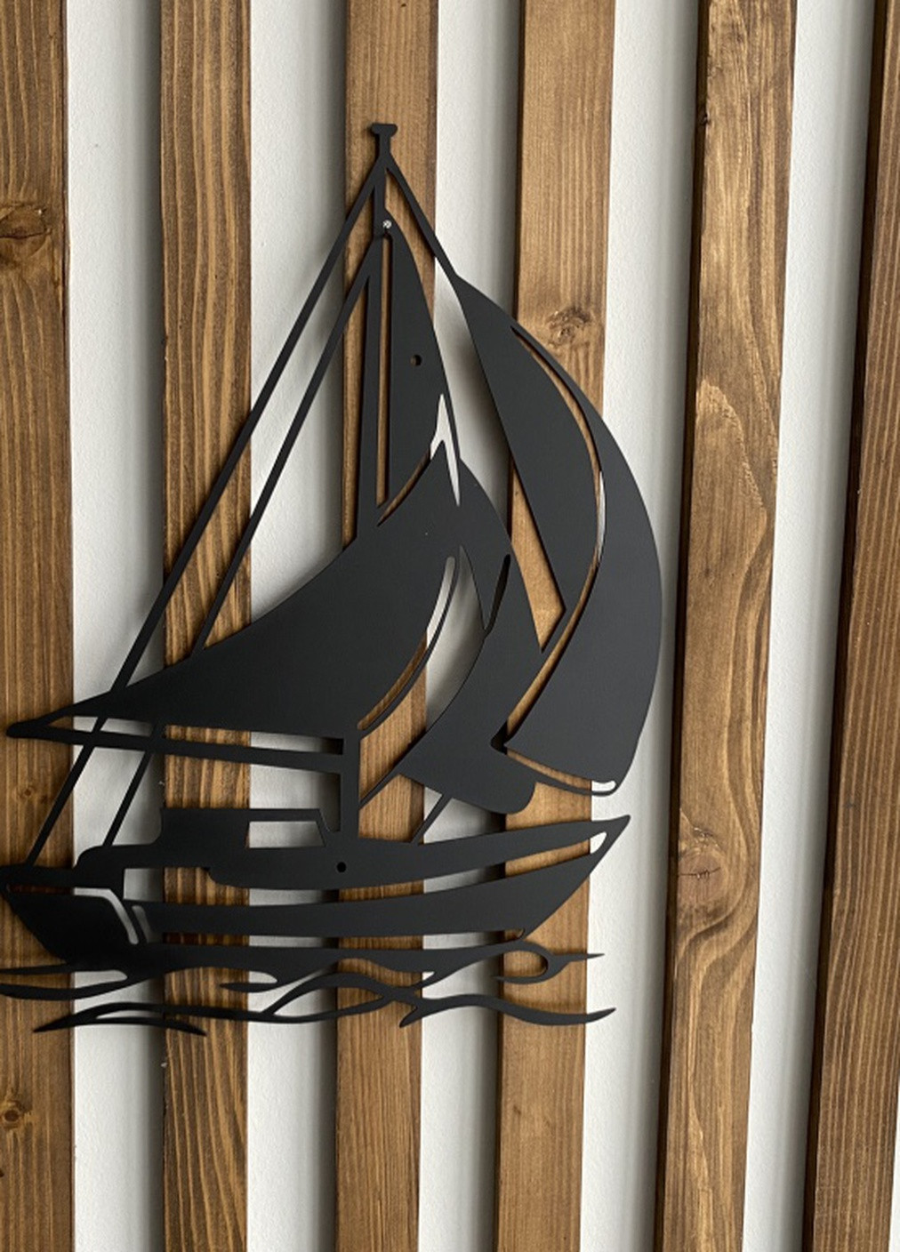 Настінний Декор Панно Картина Лофт З Металу Корабель Home (256522766)