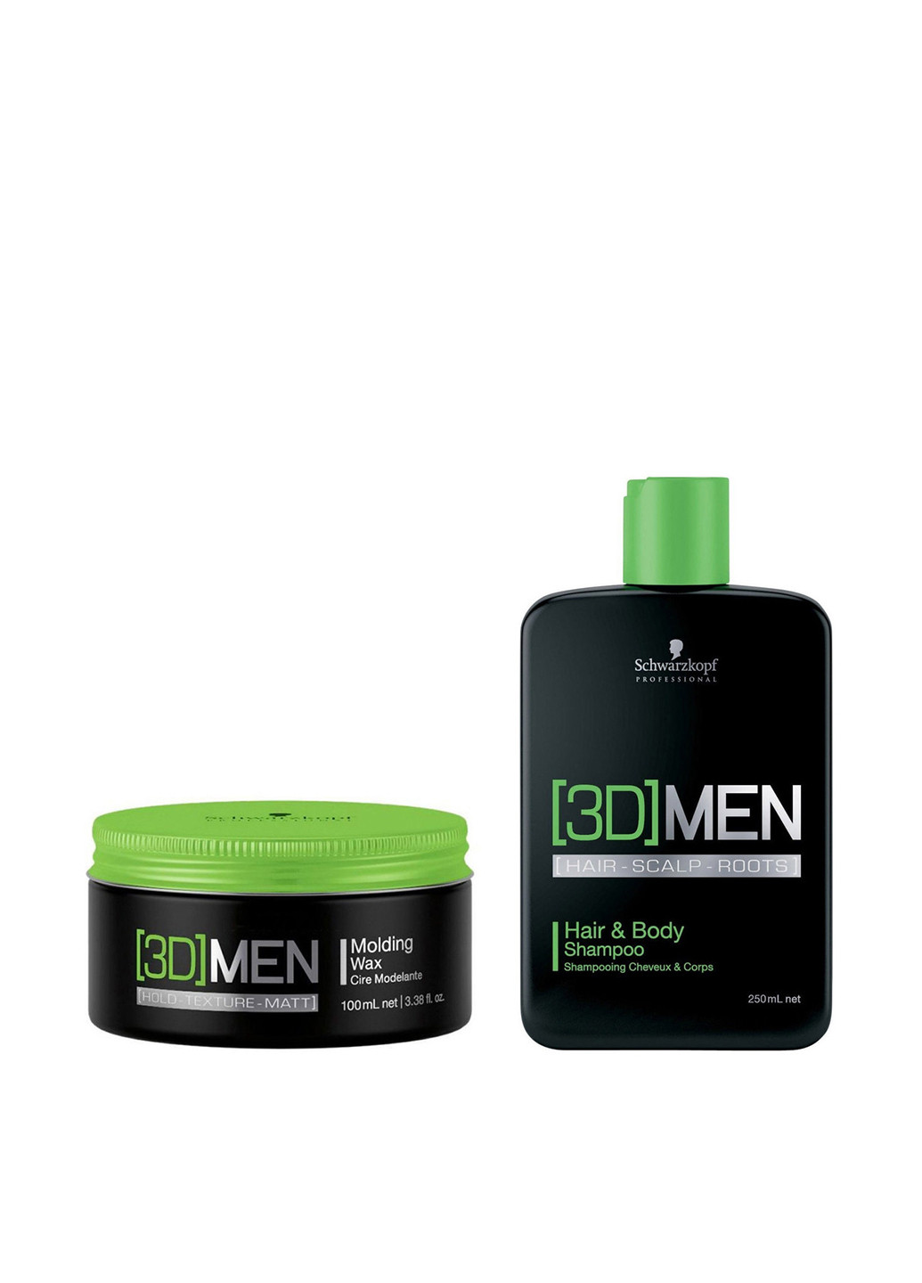 Набір для чоловіків 3D Men'19 (шампунь для волосся 250 мл, глина для волосся 100 мл) Schwarzkopf Professional (202409913)