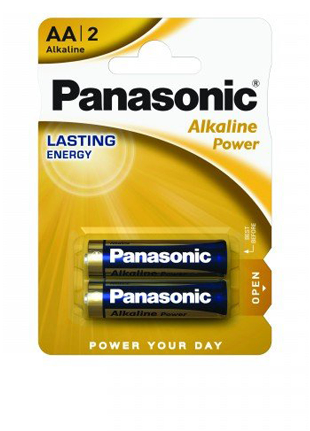 Батарейка Panasonic ALKALINE POWER AA BLI 2 (LR6REB/2BP) синие