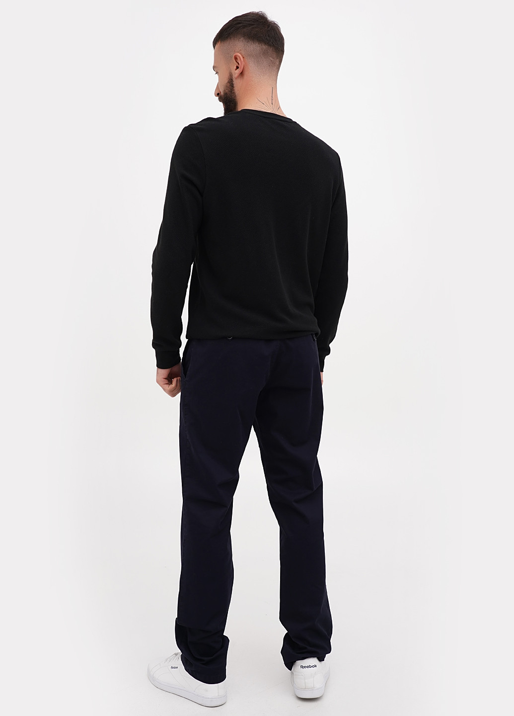 Темно-синие кэжуал демисезонные прямые брюки Lagrand