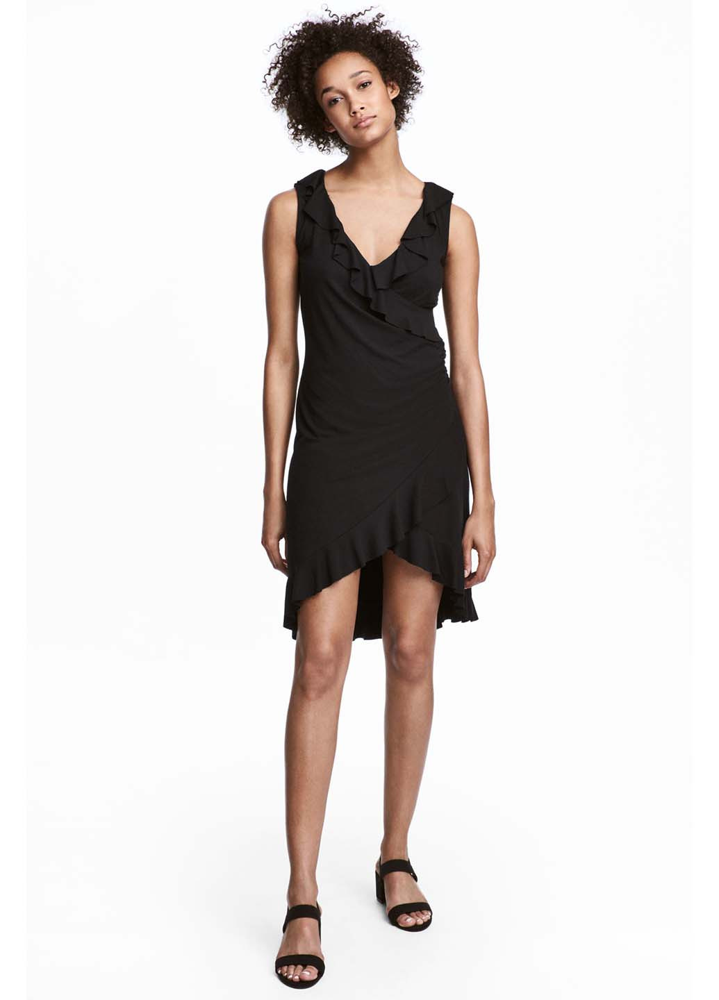 Чорна кежуал сукня для годуючих на запах H&M однотонна