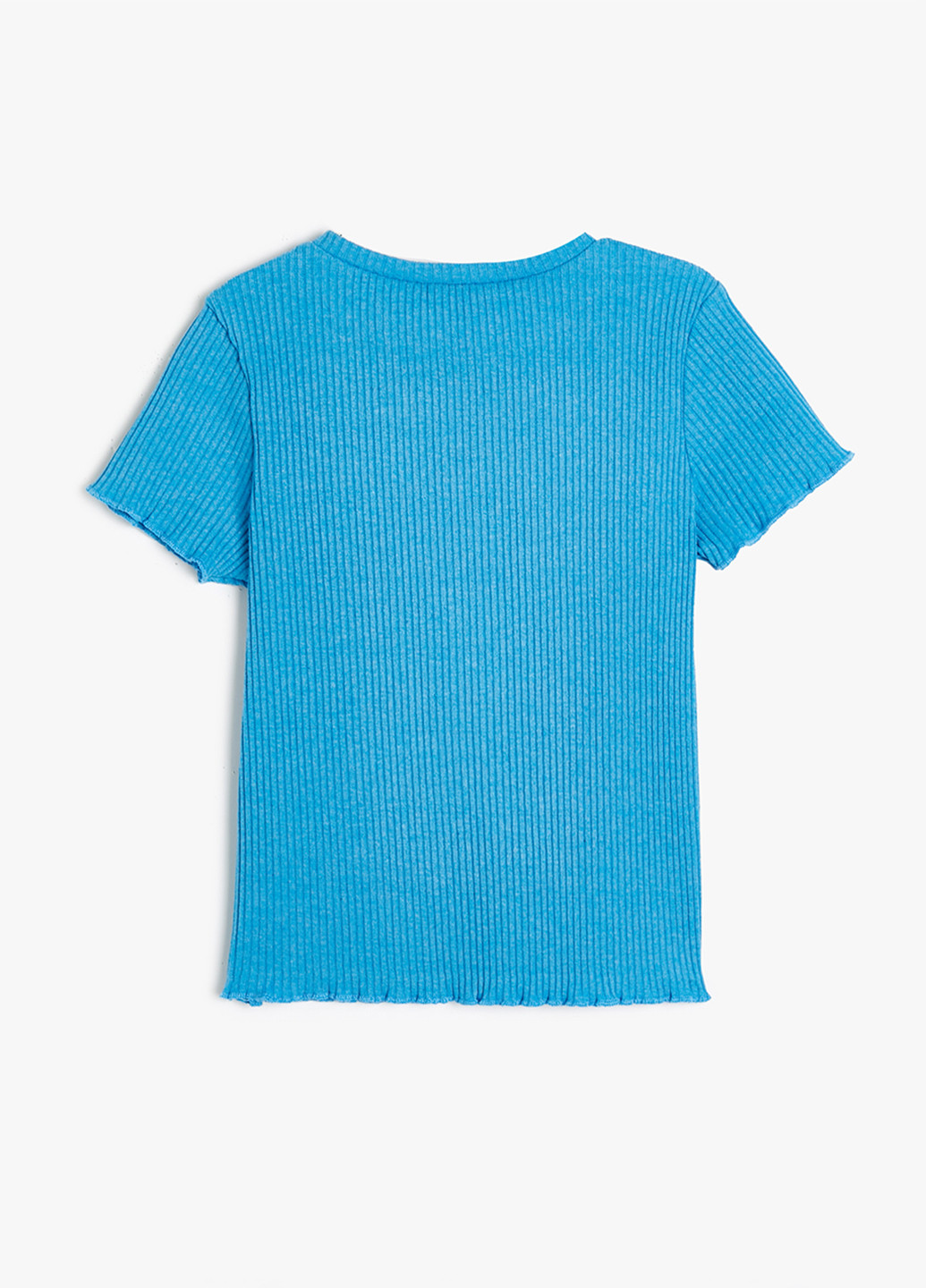 Голубая летняя футболка KOTON