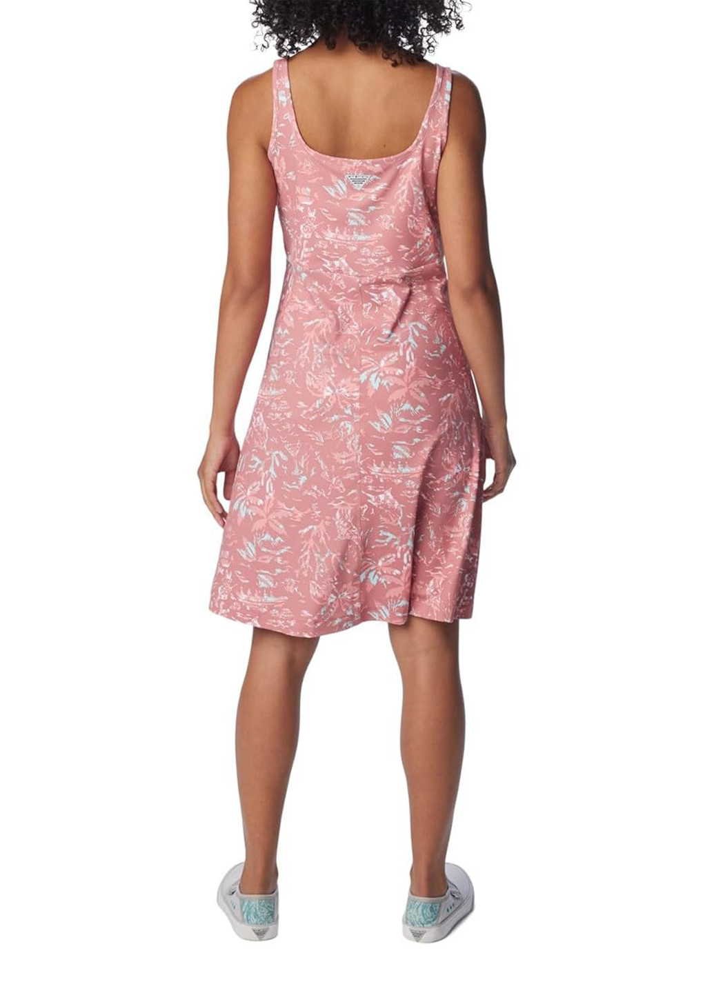 Розовое кэжуал платье платье-майка Columbia с рисунком