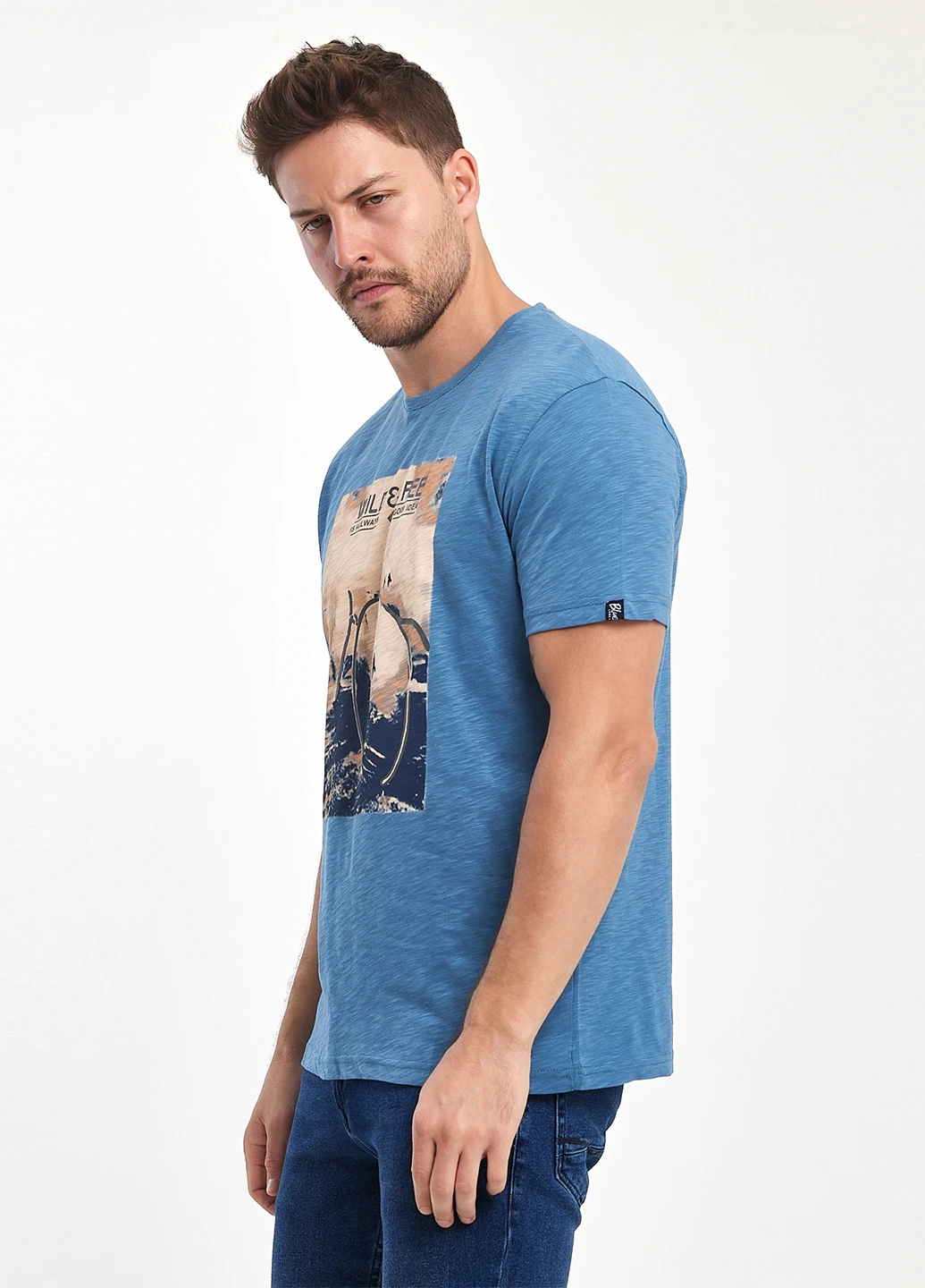Синя футболка Trend Collection
