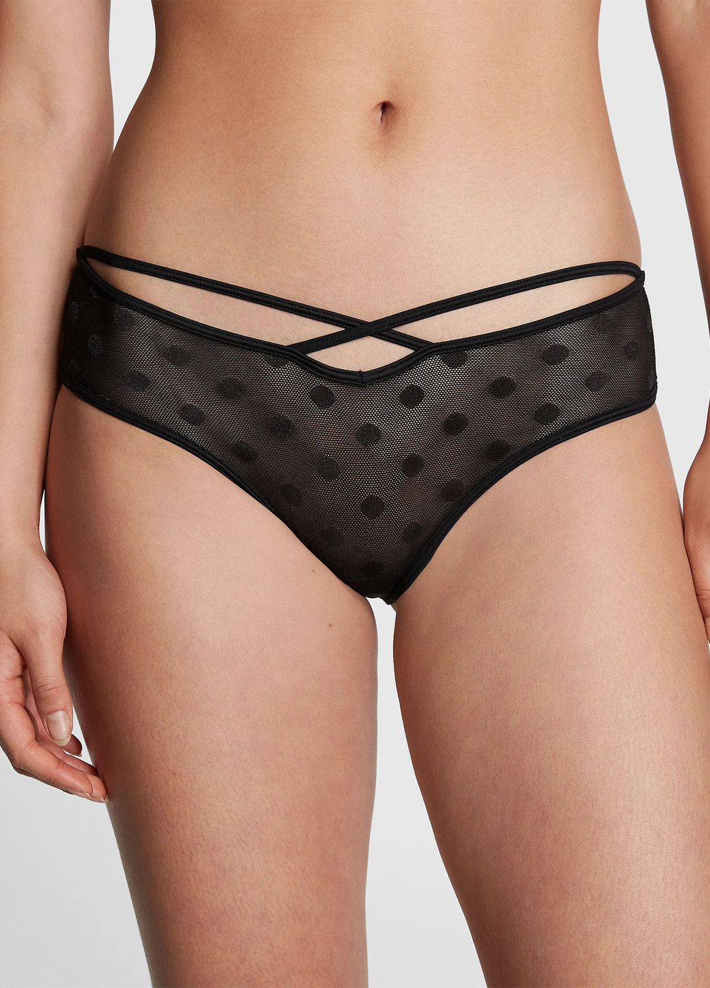 Черный демисезонный комплект (бюстгальтер, трусики) Victoria's Secret