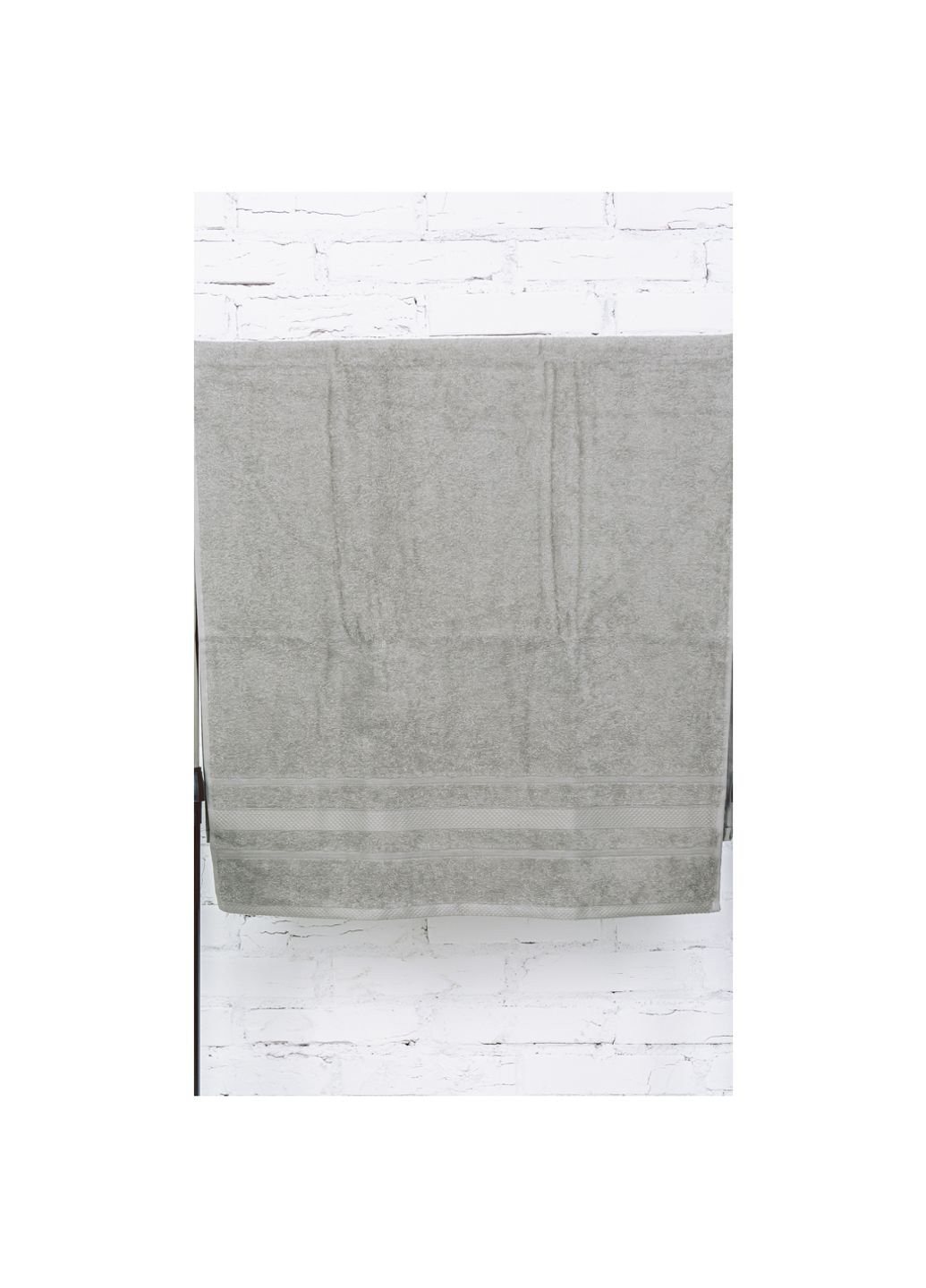 Полотенце MirSon банное №5012 SoftNess Smoky 100x150 см (2200003181302) No Brand серый