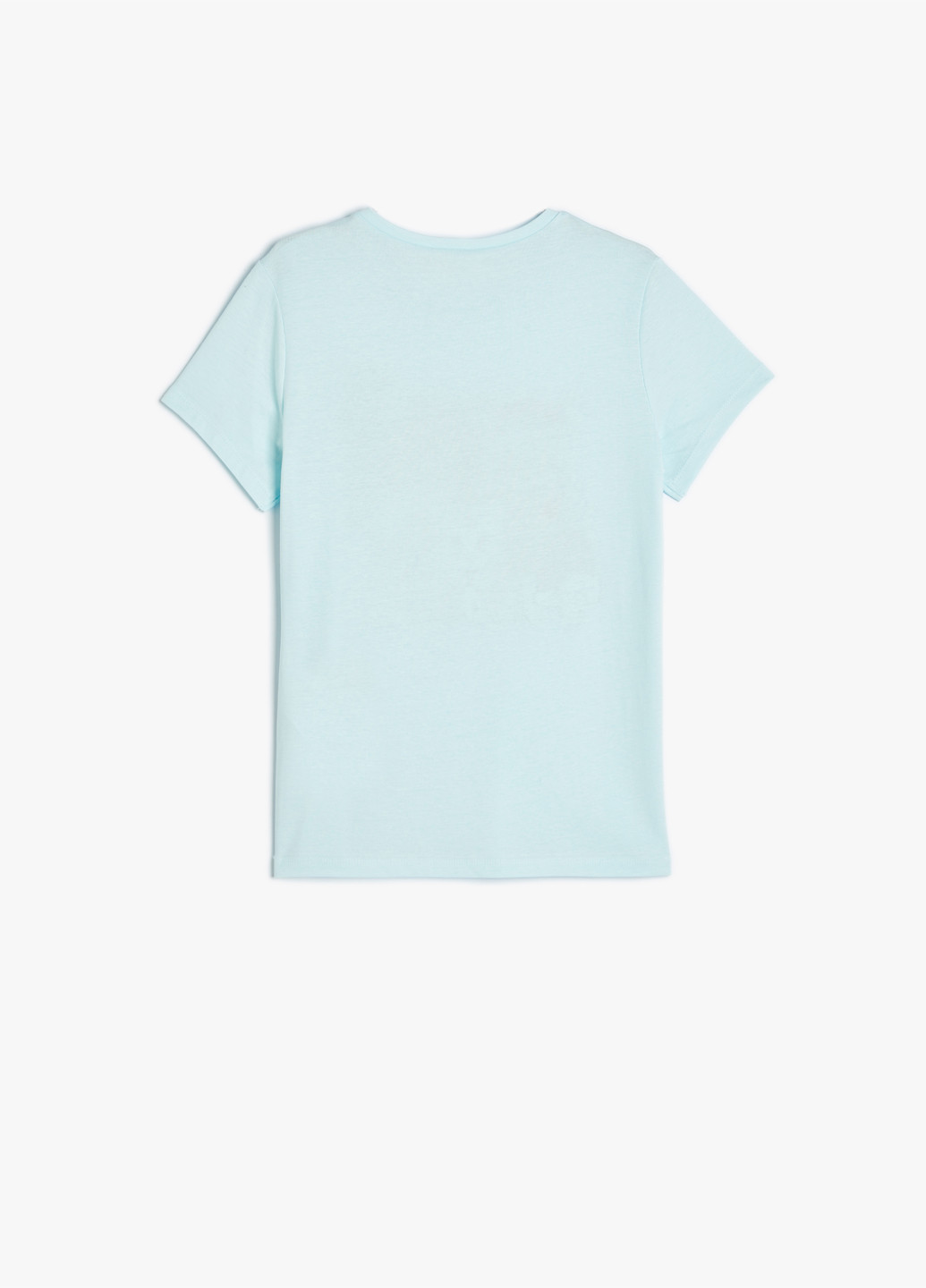 Світло-блакитна літня футболка KOTON
