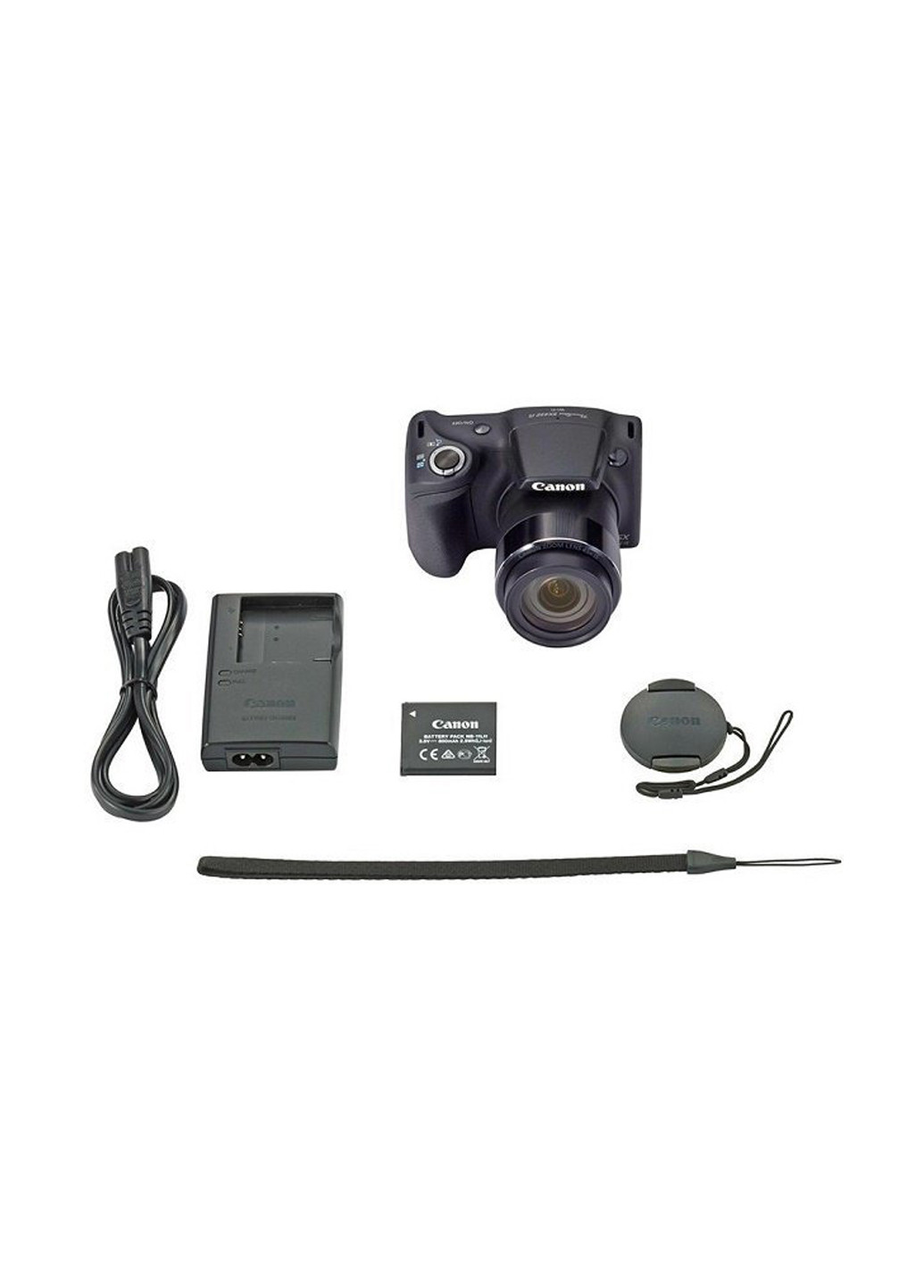 Компактная фотокамера Canon powershot sx430 is black (130567466)