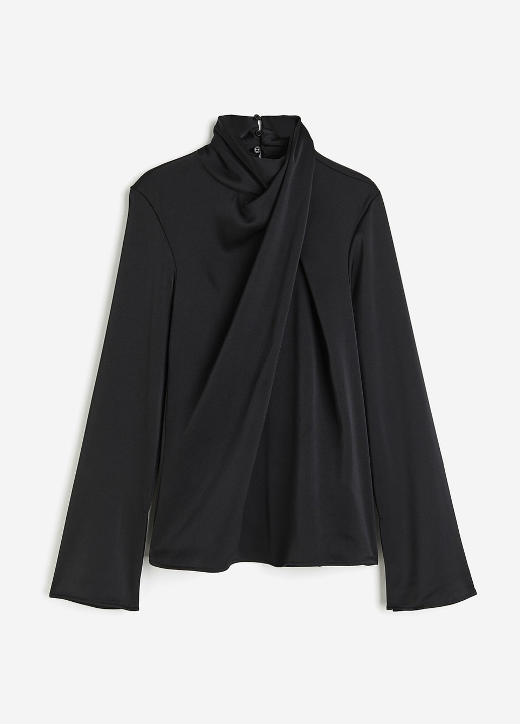 Чёрная блуза H&M