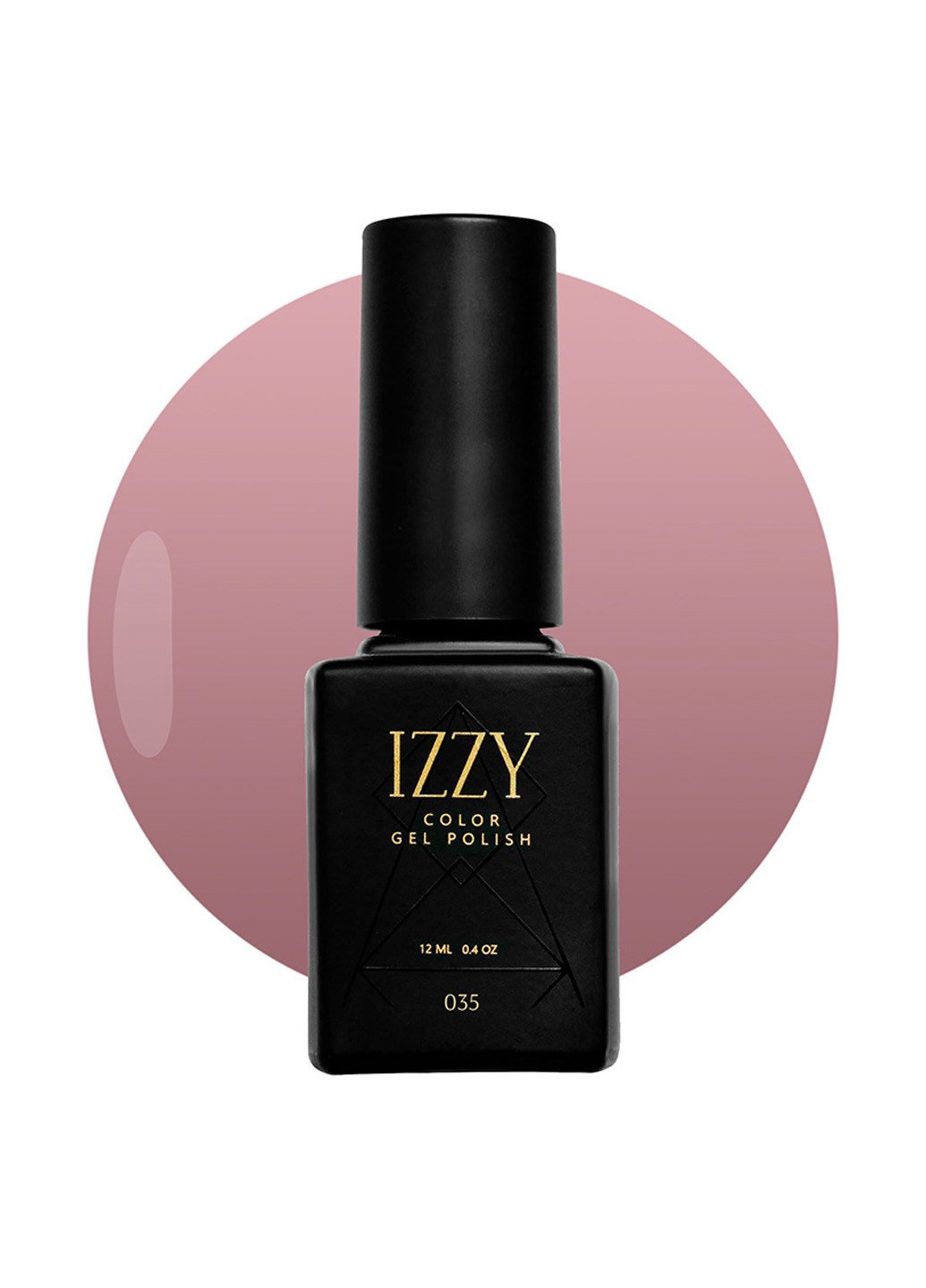 Гель-лак для маникюра розовый 35, 12 мл Izzy (363030447)