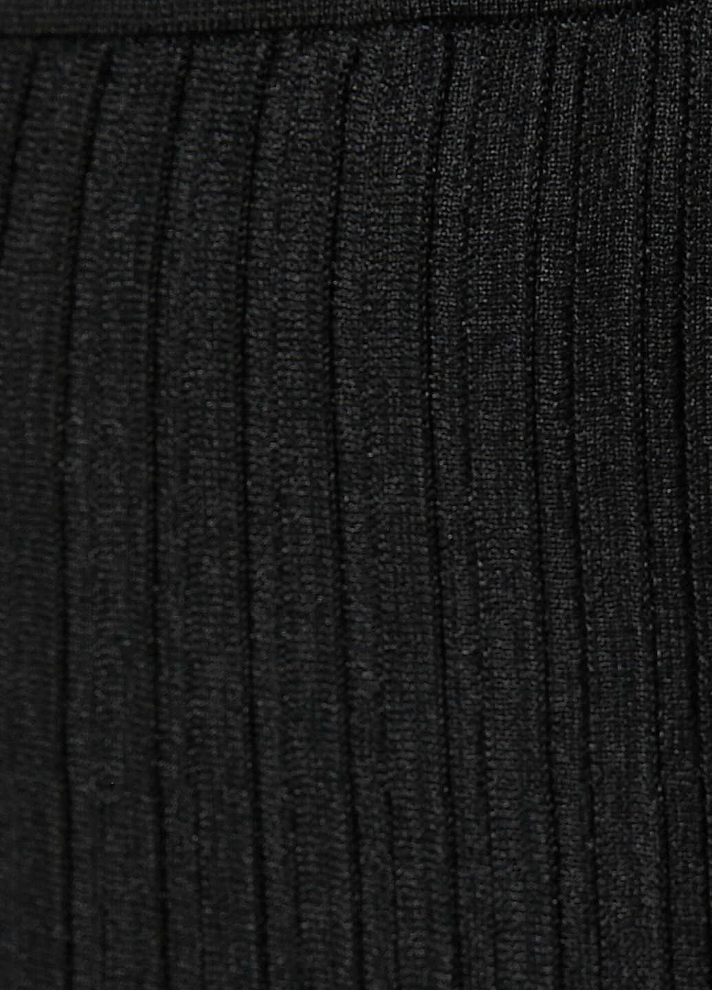 Черная кэжуал однотонная юбка KOTON плиссе