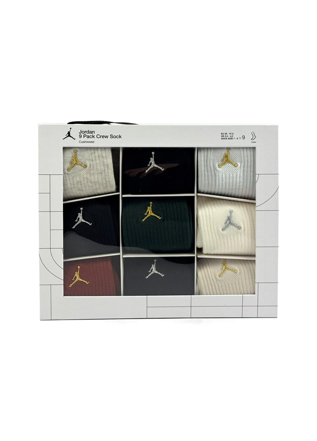 Комбинированные носки bj0810-x58 Jordan однотонные (369766444)