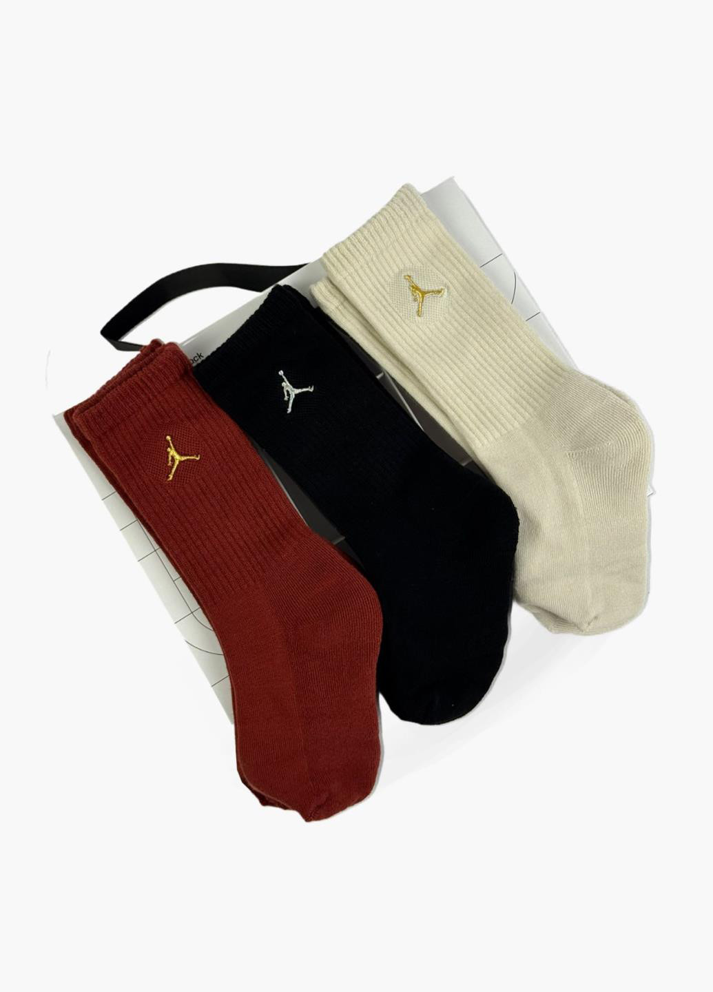 Комбинированные носки bj0810-x58 Jordan однотонные (369766444)