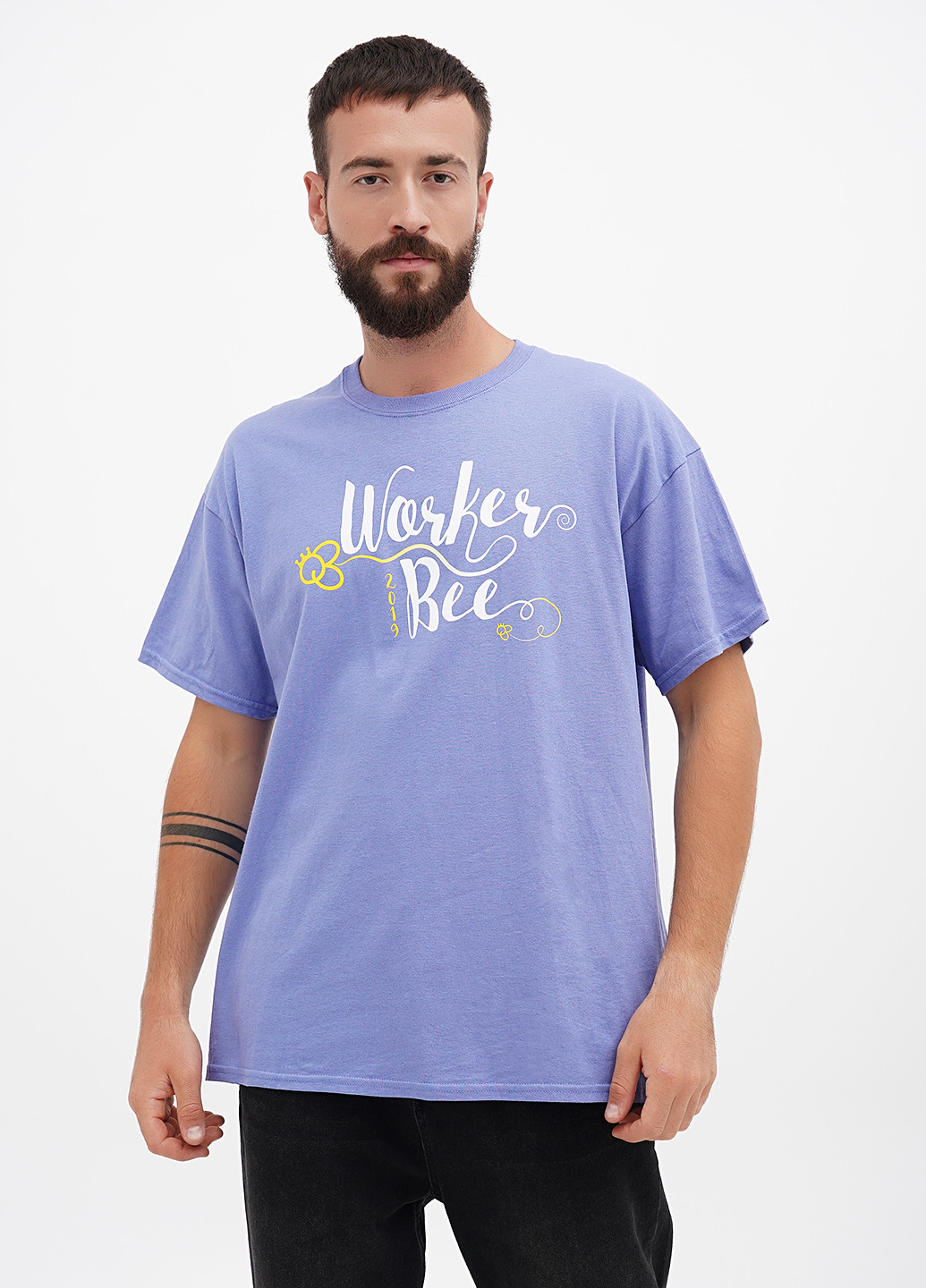 Бузкова футболка Gildan