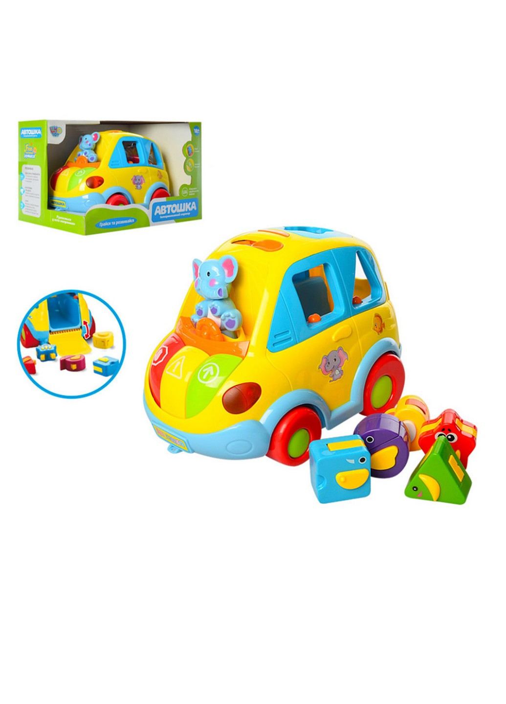 Машинка детская со звуковыми эффектами 26х17,5х17 см Limo Toy (253660408)