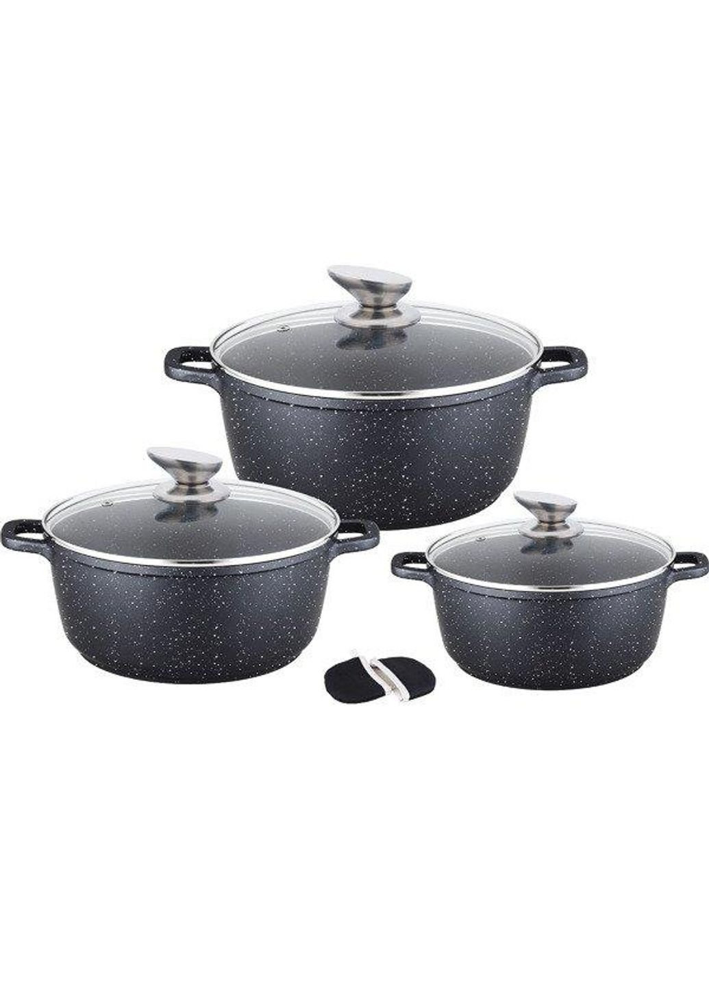 Набор кастрюль 6 пр KM-4430 Kamille (253625837)