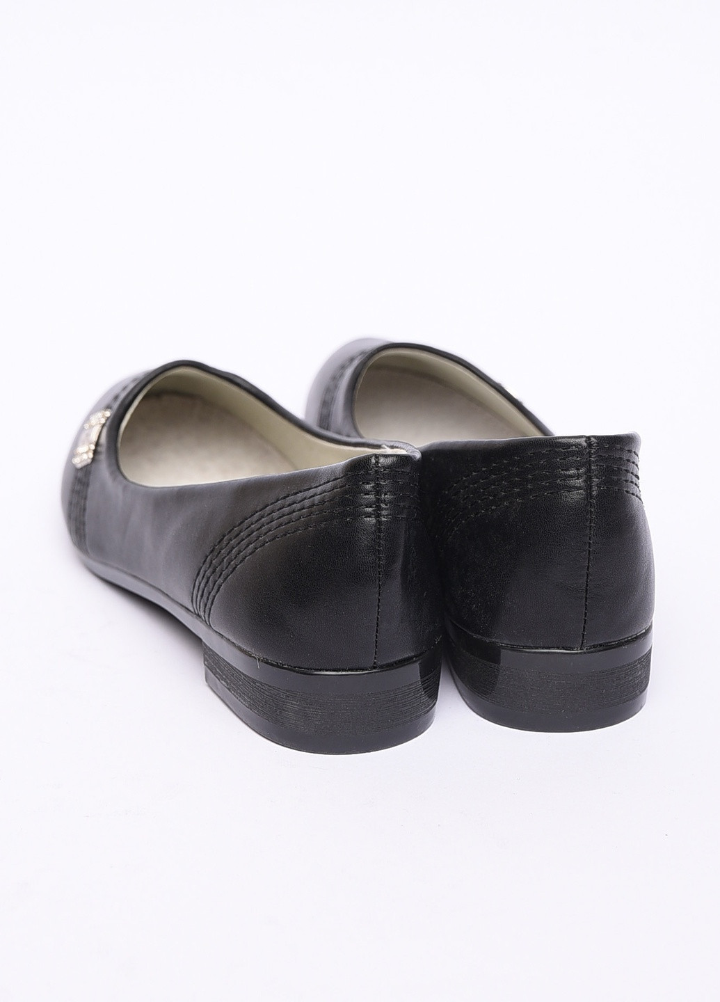 Черные туфли детские девочка черные искуственная кожа Let's Shop