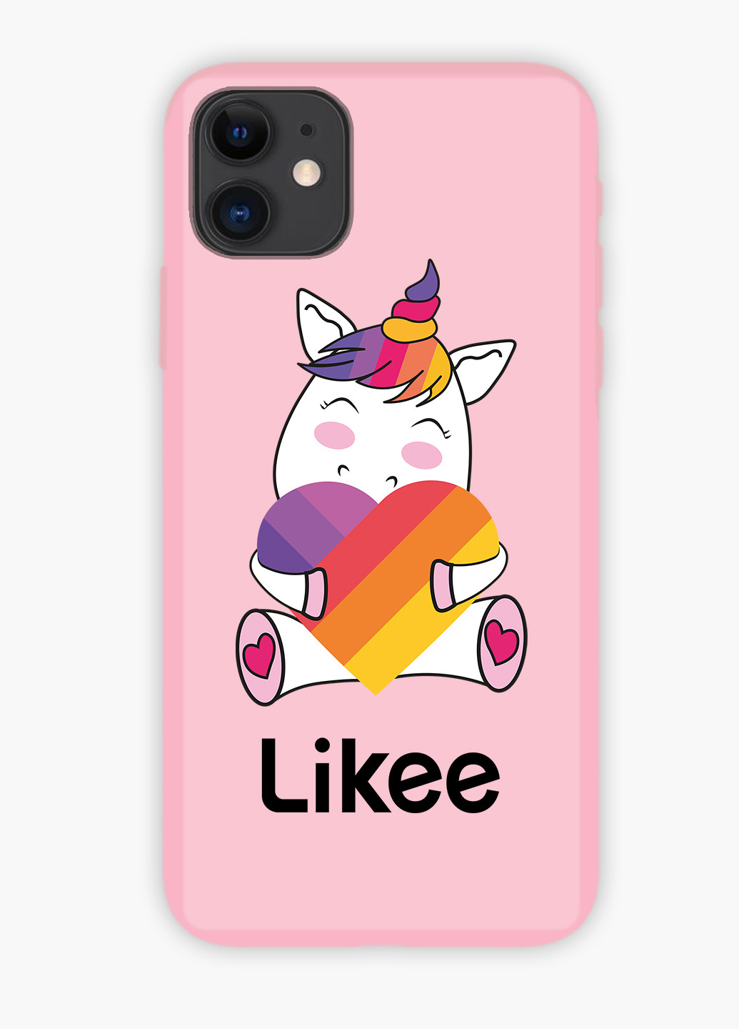 Чохол силіконовий Apple Iphone 8 plus Лайк Єдиноріг (Likee Unicorn) (6154-1037) MobiPrint (219284029)