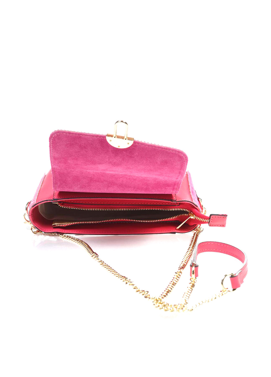 Сумка Italian Bags кросс боди однотонная розовая кэжуал