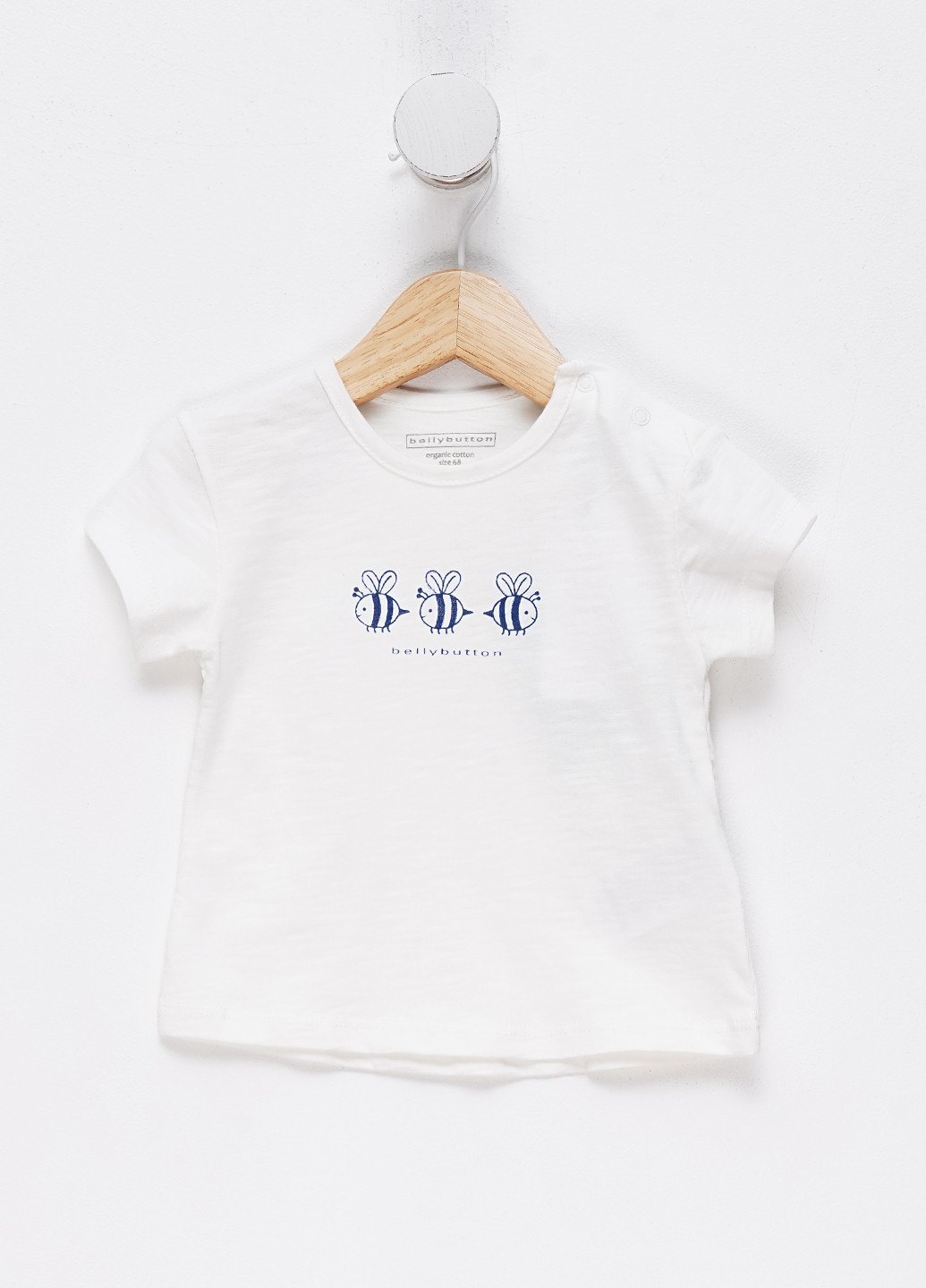 Белая летняя футболка Bellybutton