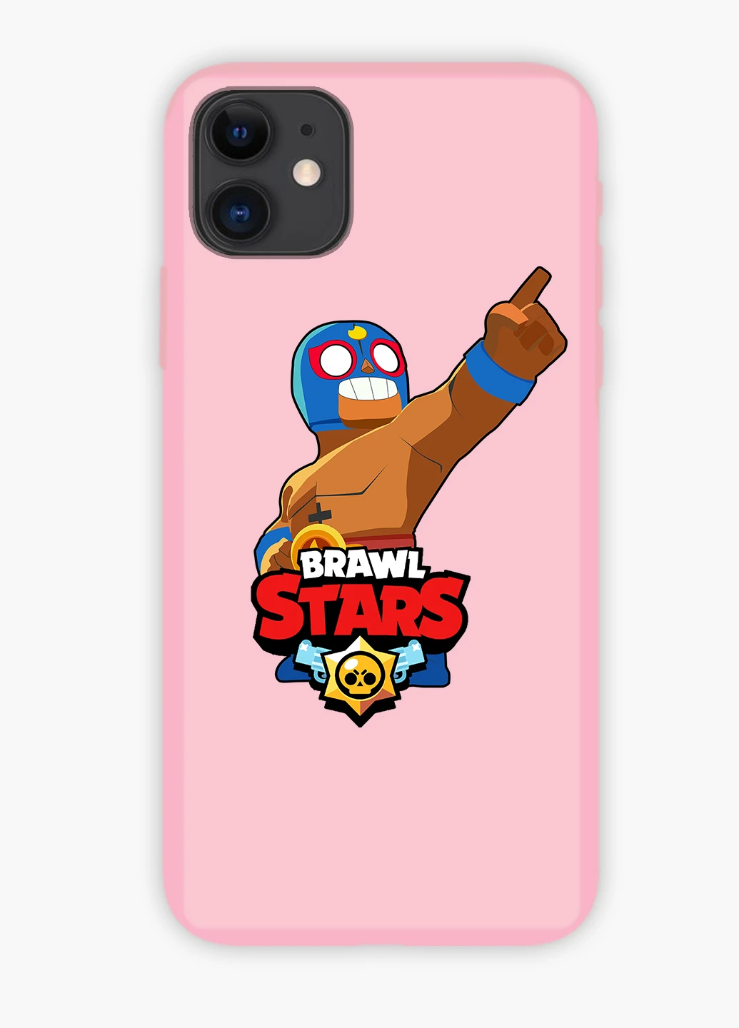 Чехол силиконовый Apple Iphone 8 plus Эль Примо Бравл Старс (El Primo Brawl Stars) (6154-1011) MobiPrint (219284288)