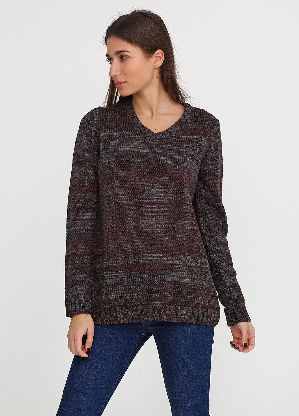 Комбинированный демисезонный пуловер пуловер Long Island