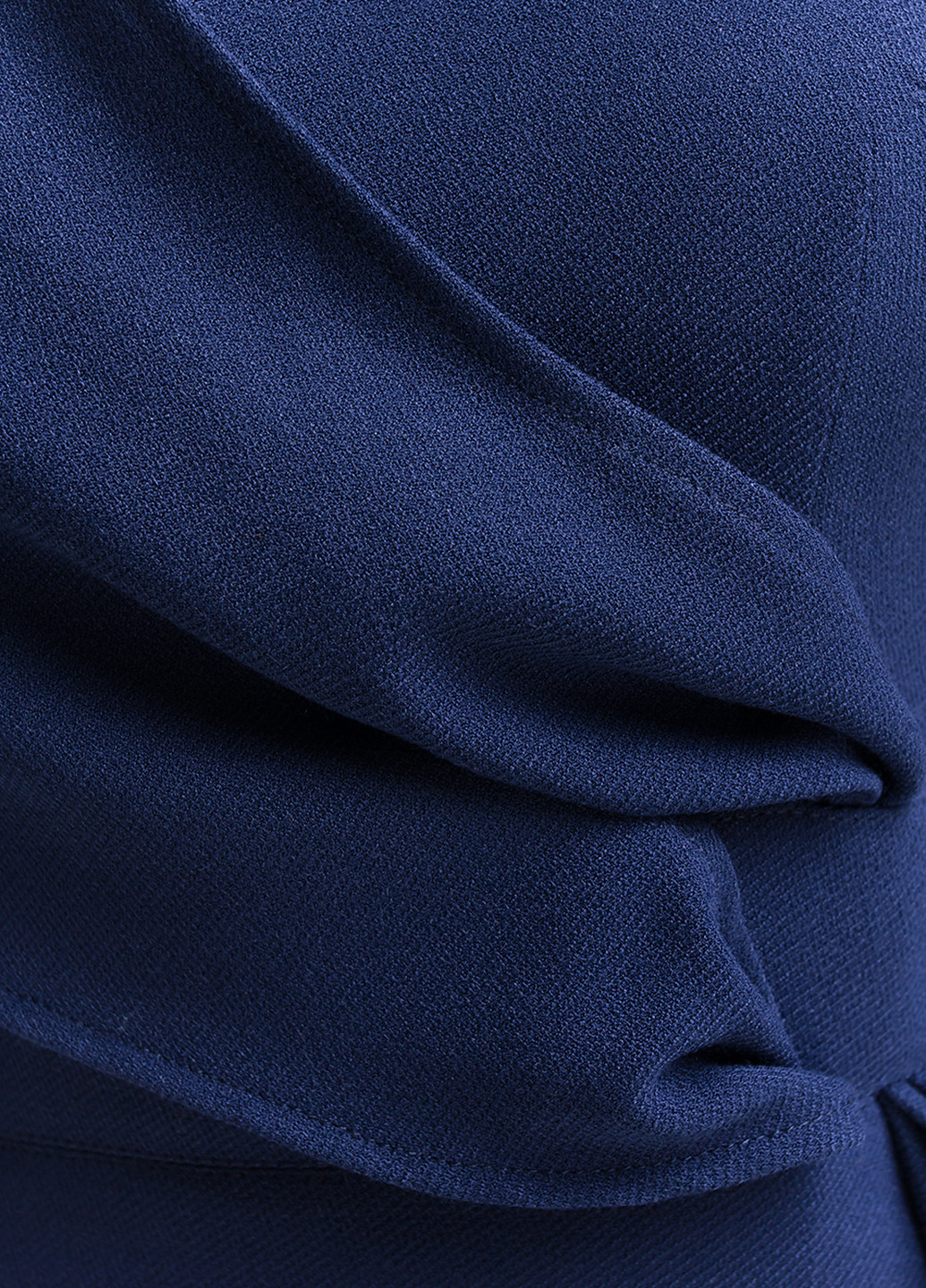 Темно-синее кэжуал платье с длинным рукавом BGL однотонное