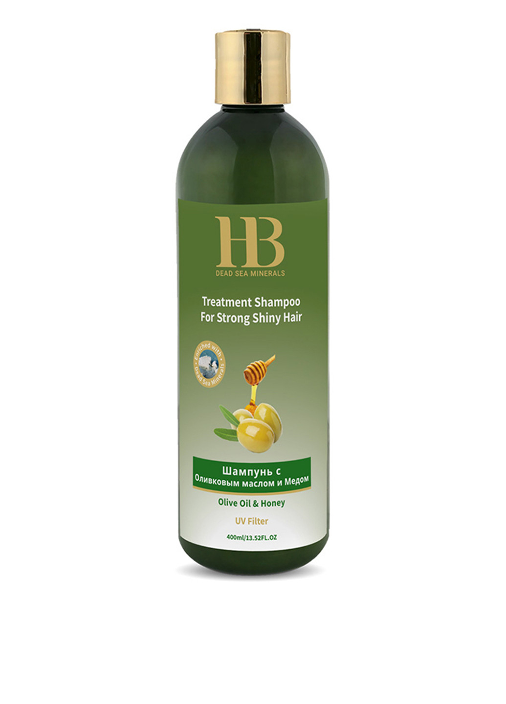 Шампунь укрепляющий для сухих ломких волос с оливковым маслом и медом, 400 мл Health & Beauty (255357721)