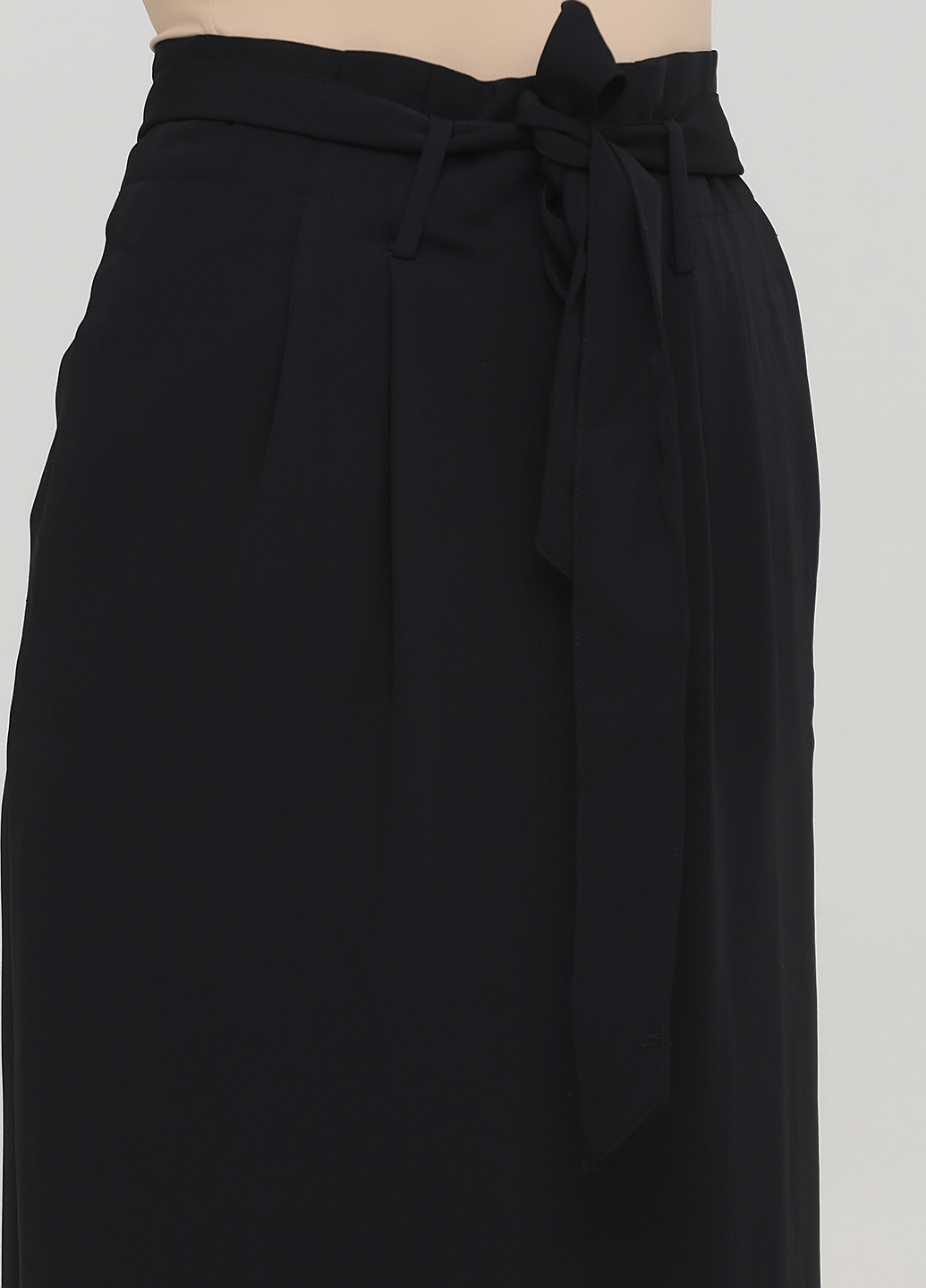 Черная кэжуал однотонная юбка Boden карандаш