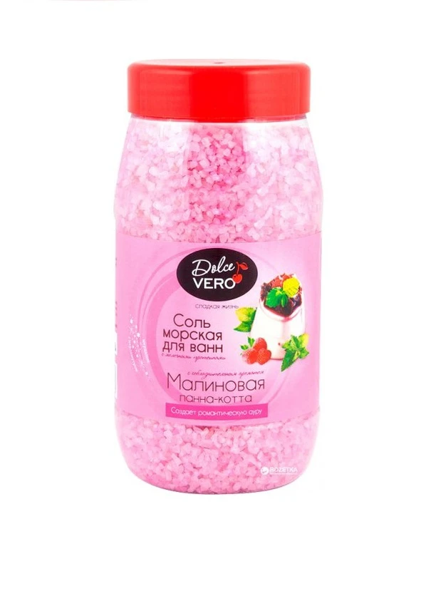 Сіль для ванн Малинова панна-кота Dolce Vero (229750834)