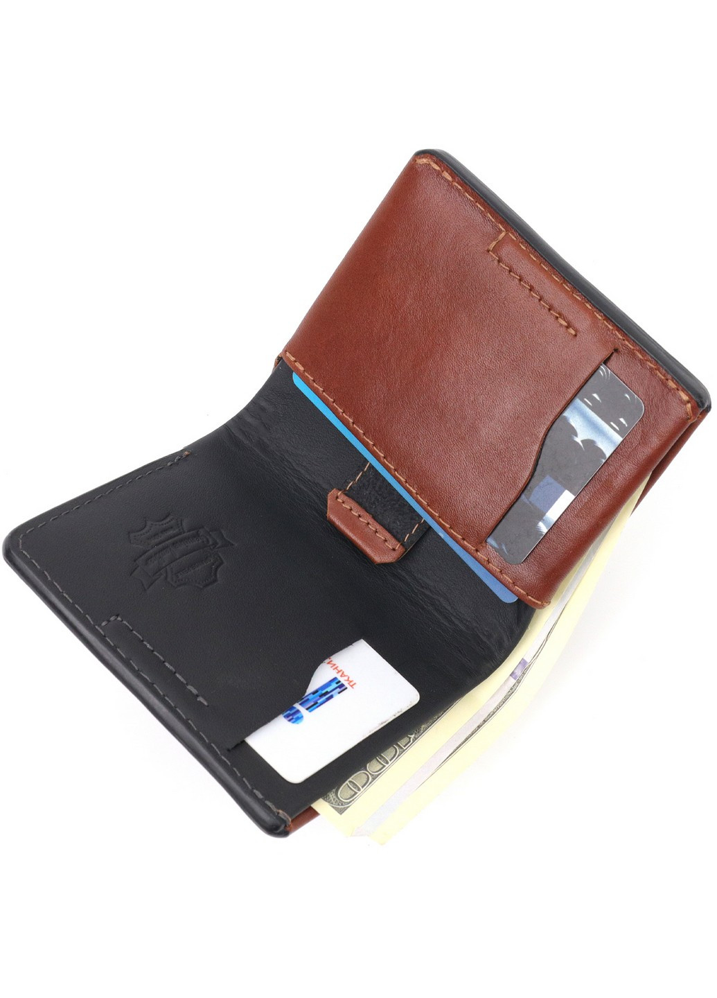 Чоловічий шкіряний гаманець Grande Pelle (255405834)